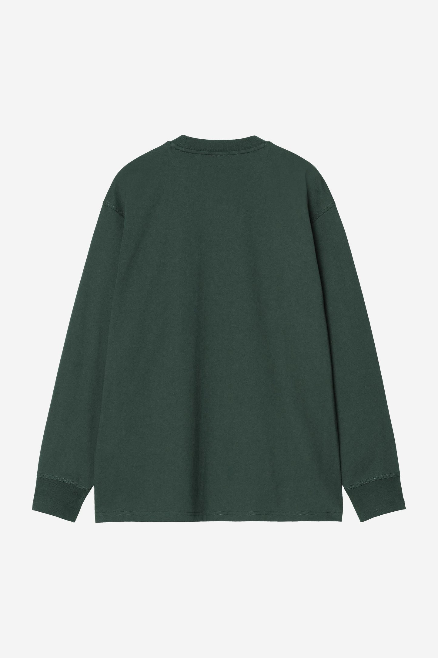 American Script T-Shirt Long Sleeve Kale Green