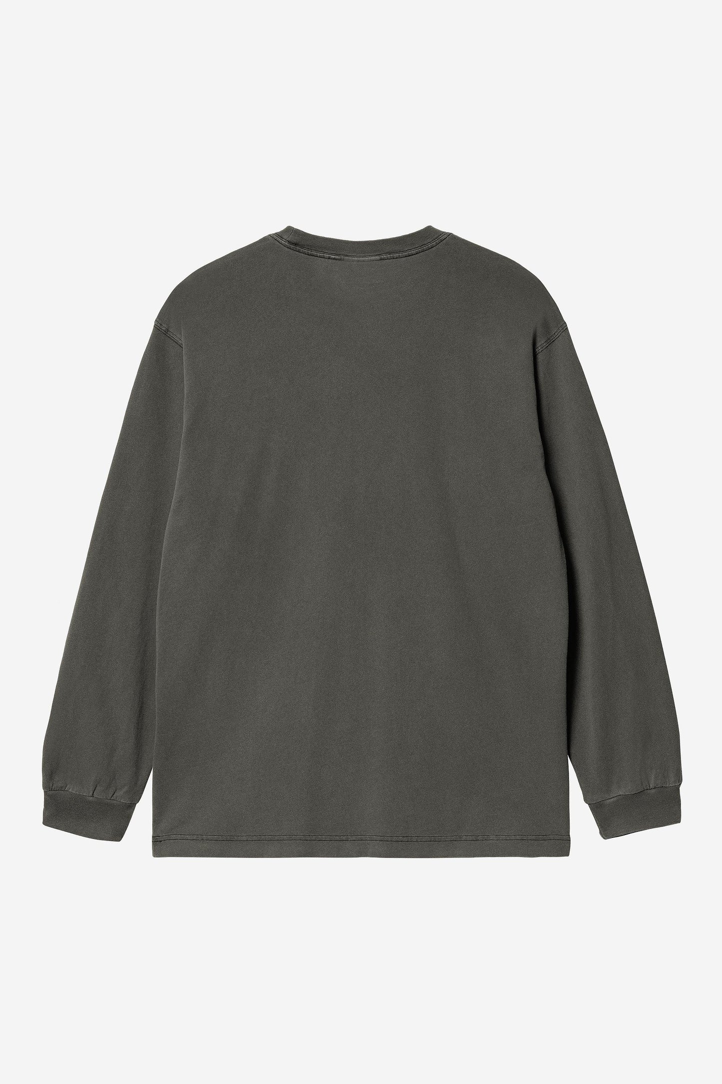 Nelson Long Sleeve T-Shirt Black (Garment Dyed)