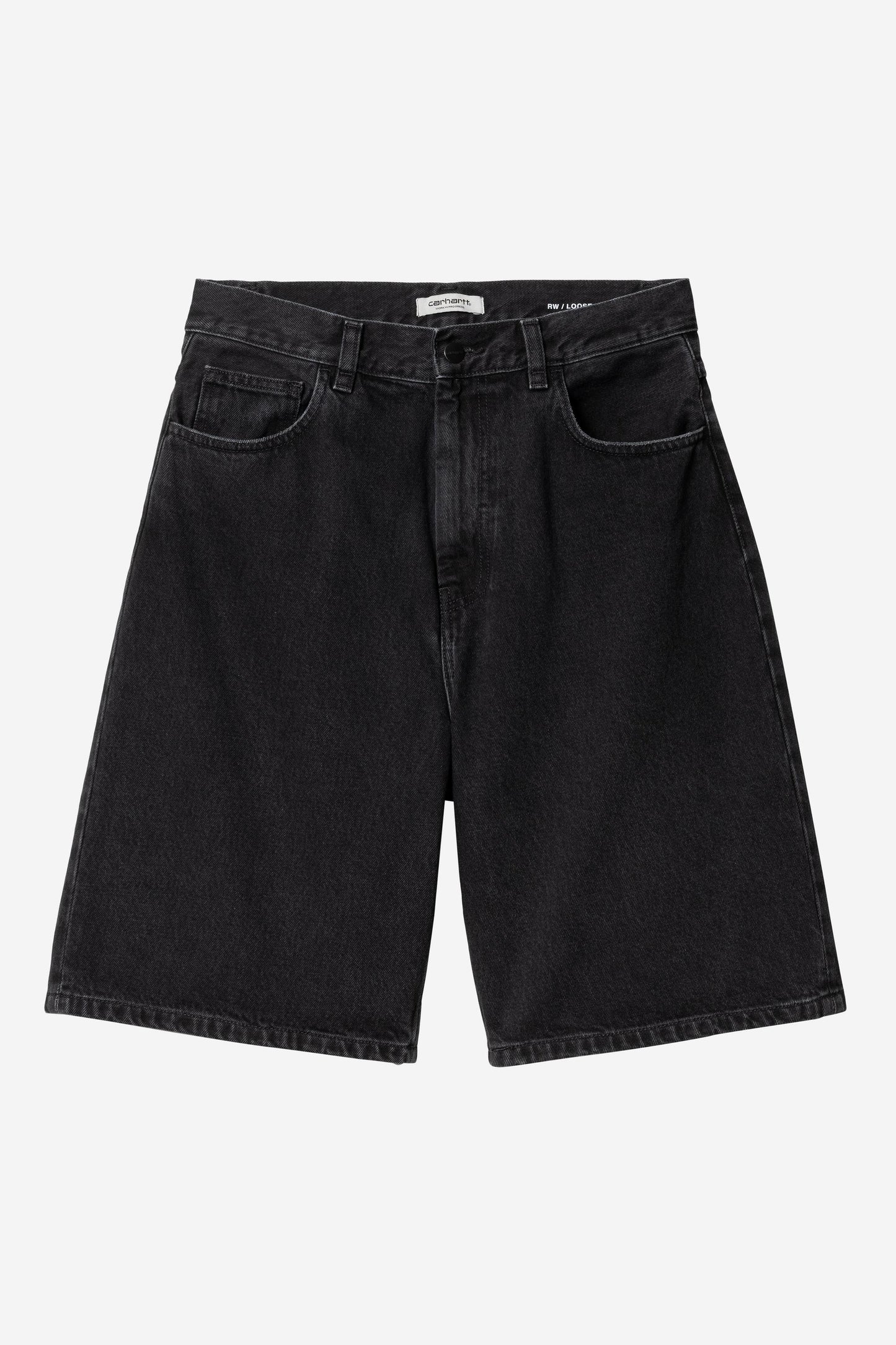 Brandon Short Black (Stone Washed)