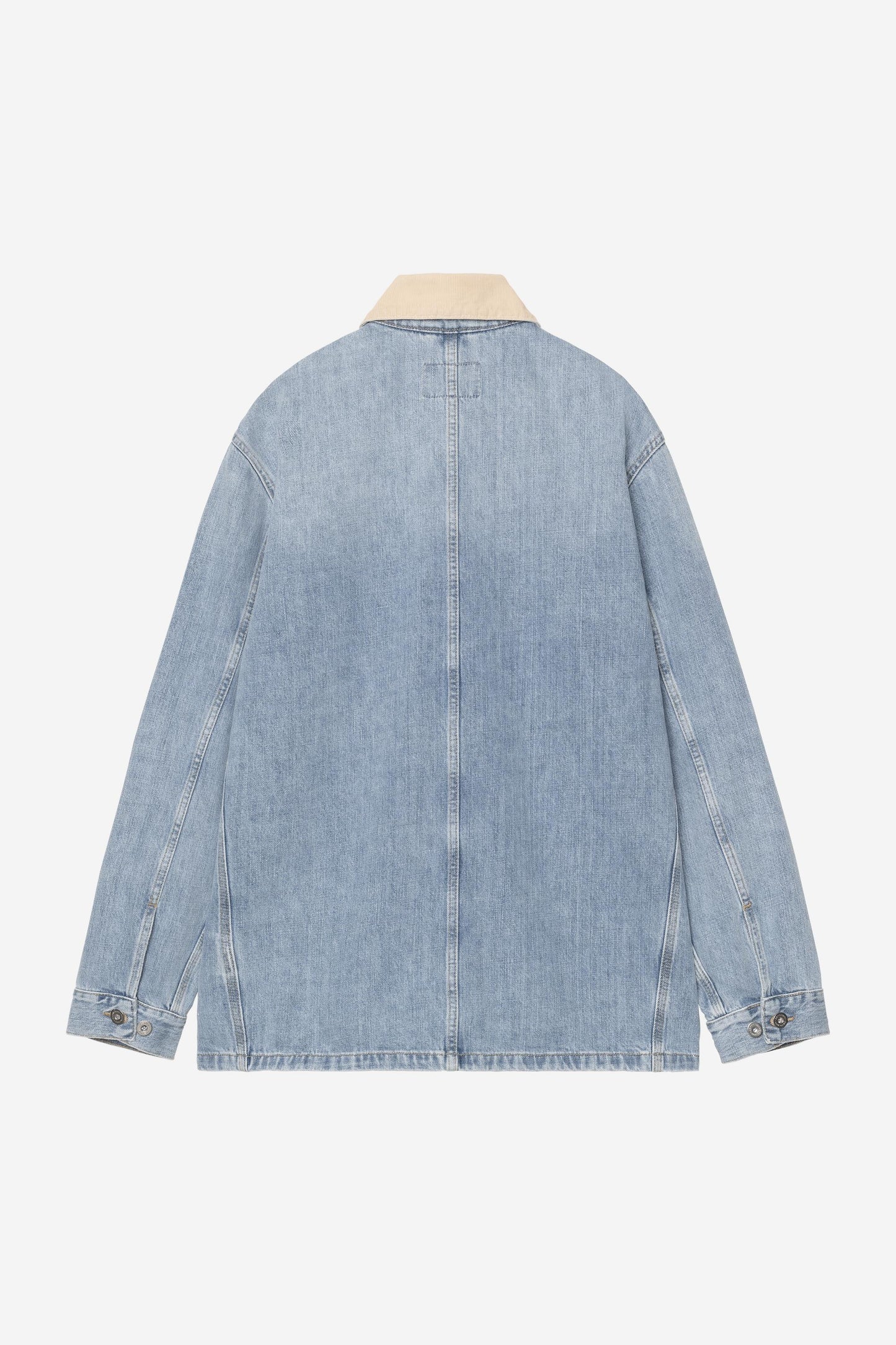 Warren Chore Coat Blue / Dusty Hamilton Brown (Burst Washed)