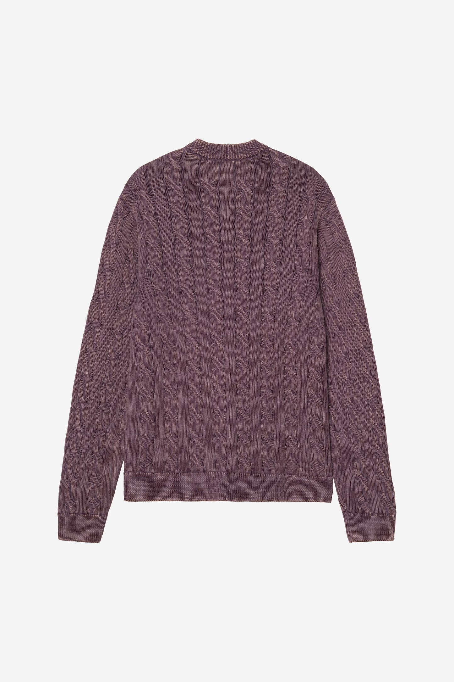 Carter Sweater Cozy Purple (Garment Dyed)