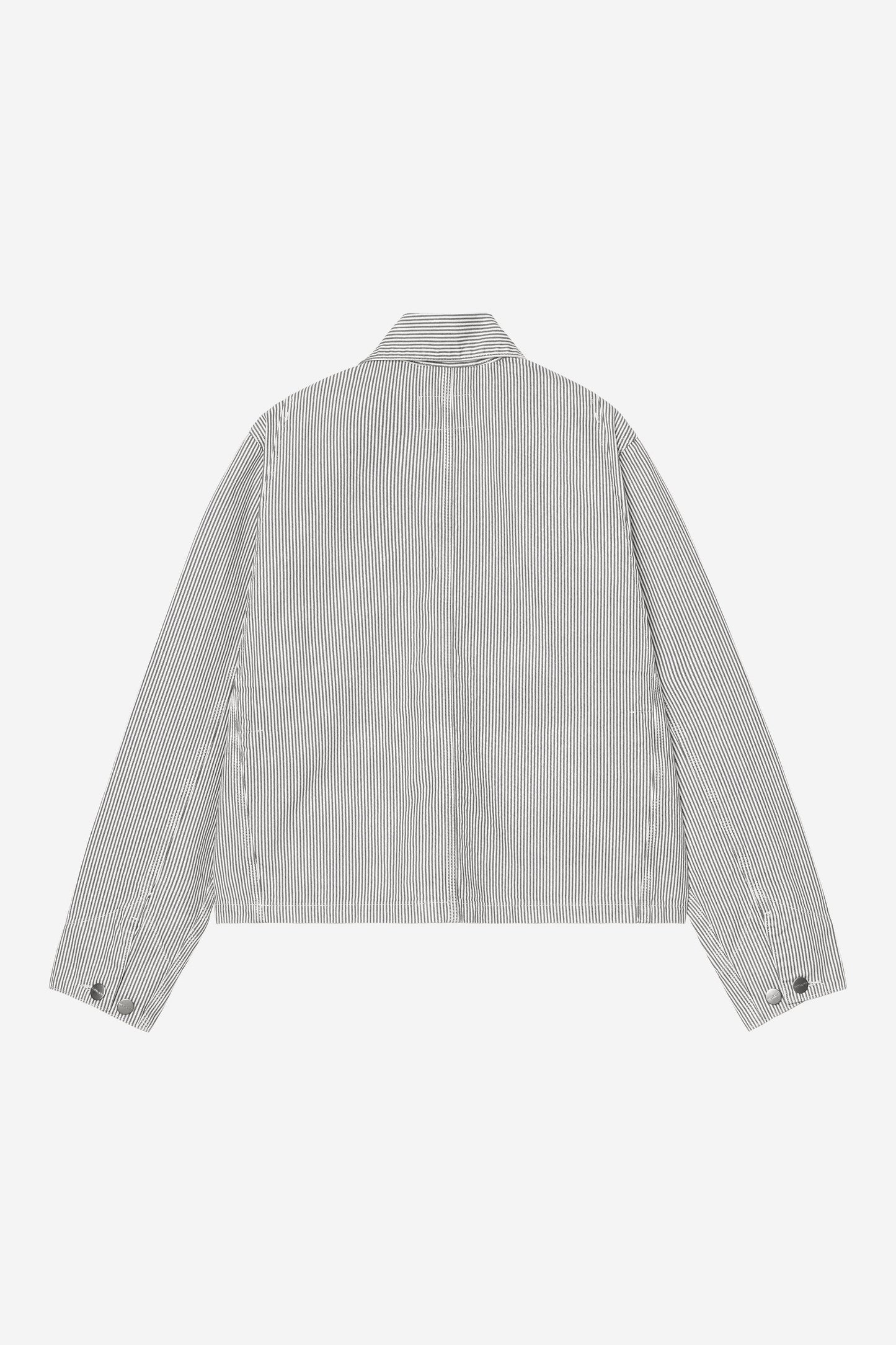 Mercer Stripe Chore Coat Graphite / Wax (Stone Washed)