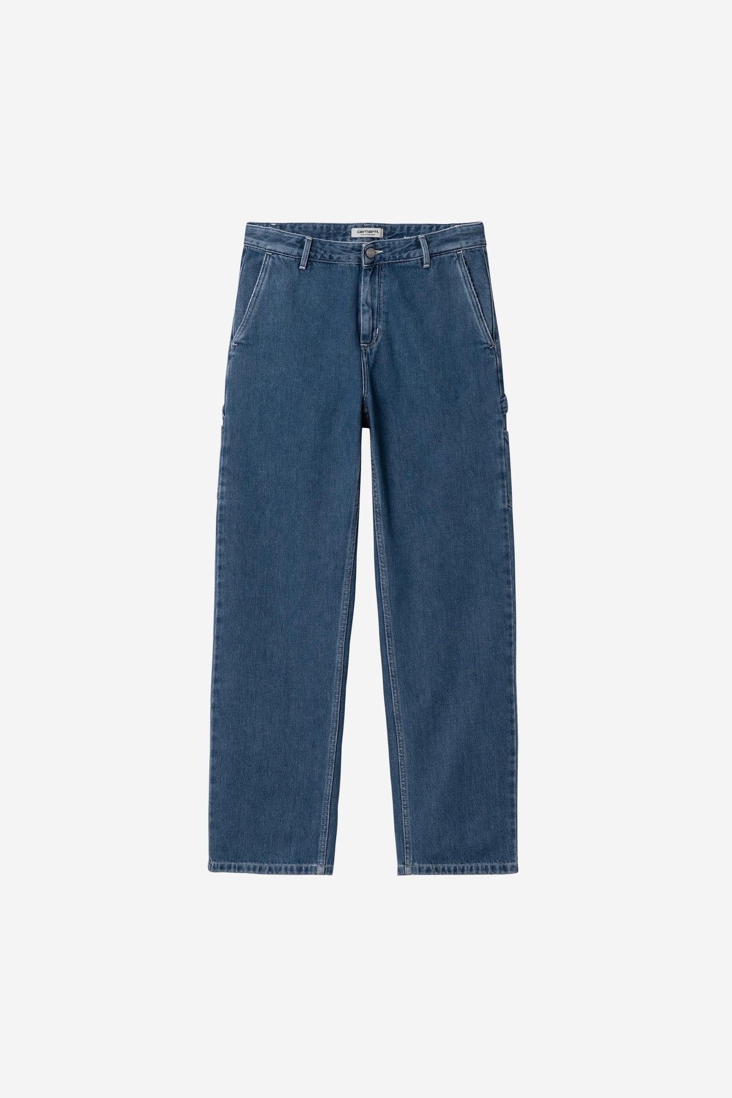 Pierce Pant Straight Blue (Stone Washed)