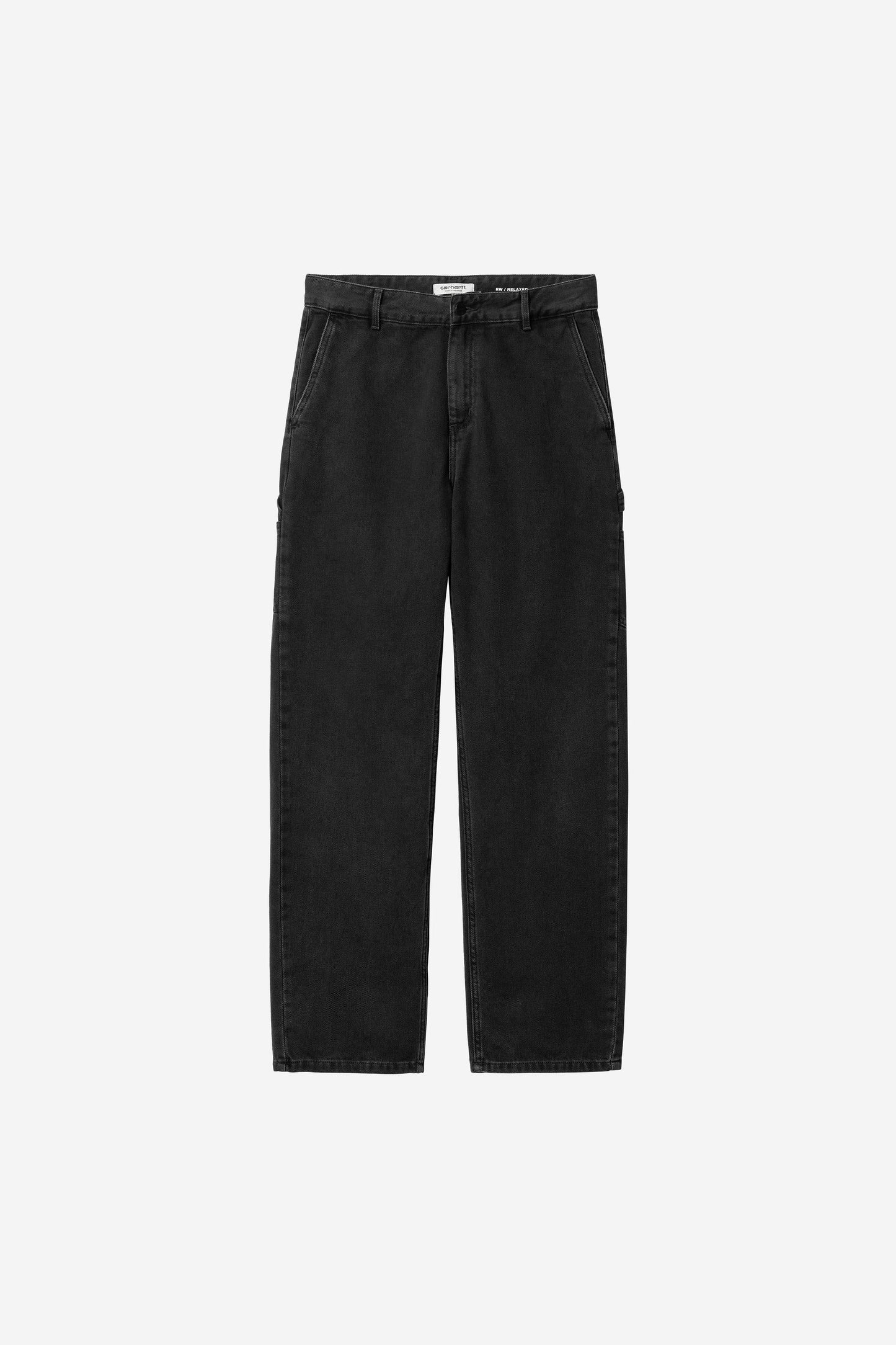 Pierce Pierce Pant Straight - Denim Black (Stone Washed)