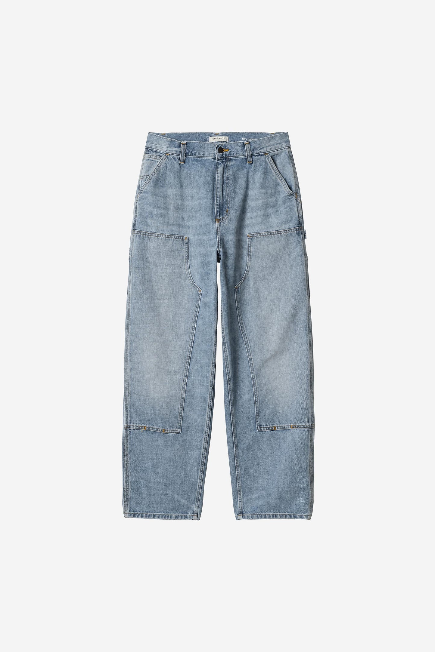 Women's Brandon Double Knee Pant Blue (Burst Washed)