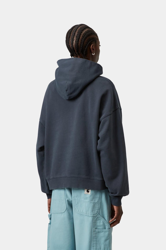 Hooded Benton Sweatshirt Carbon (Garment Dyed)
