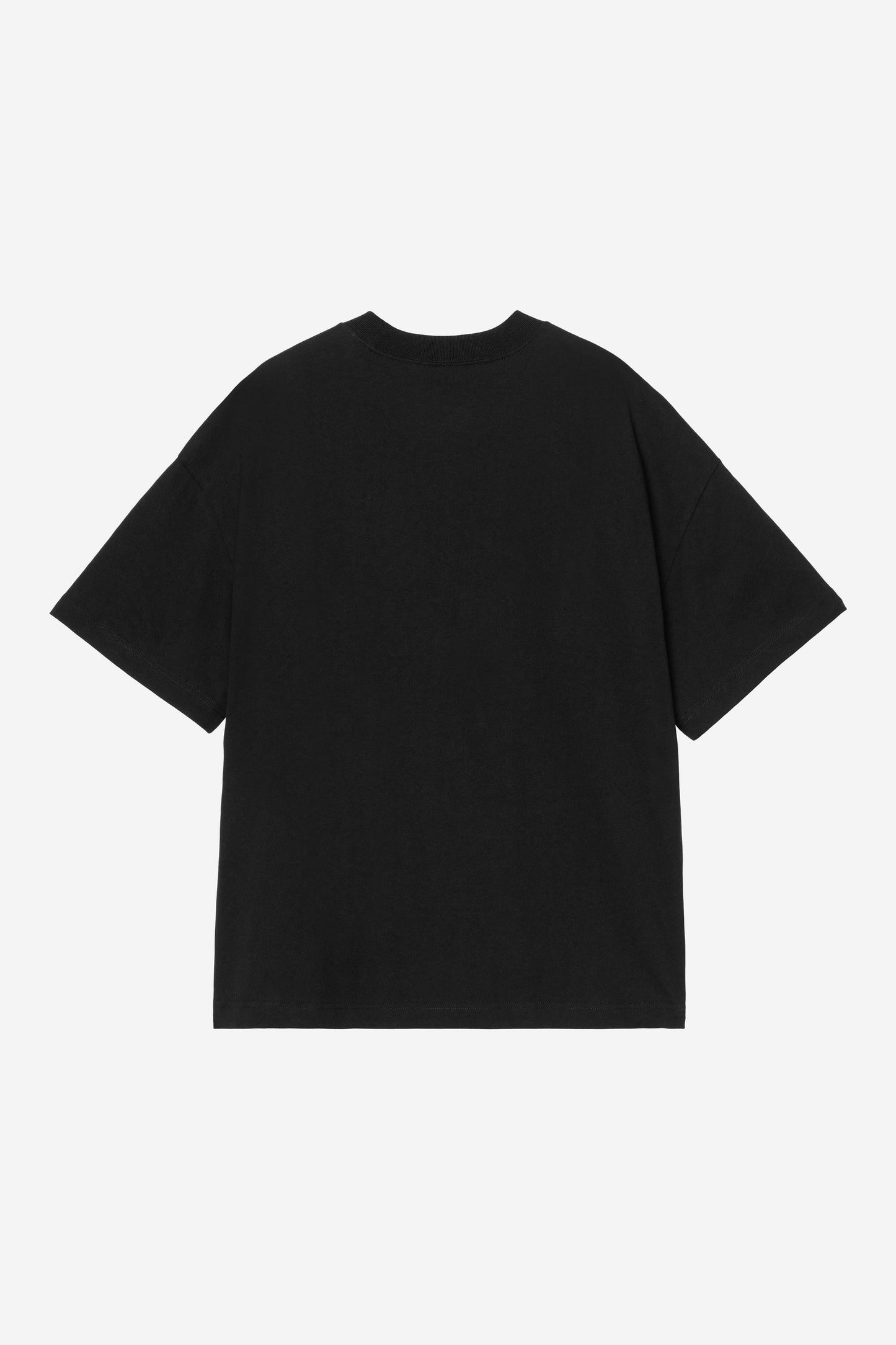 Deconstructed Label T-Shirt Black