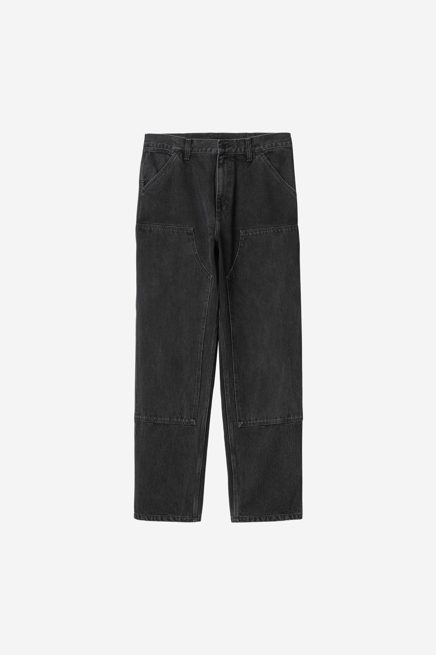 Double Knee Pant - Denim Black (Stone Washed)