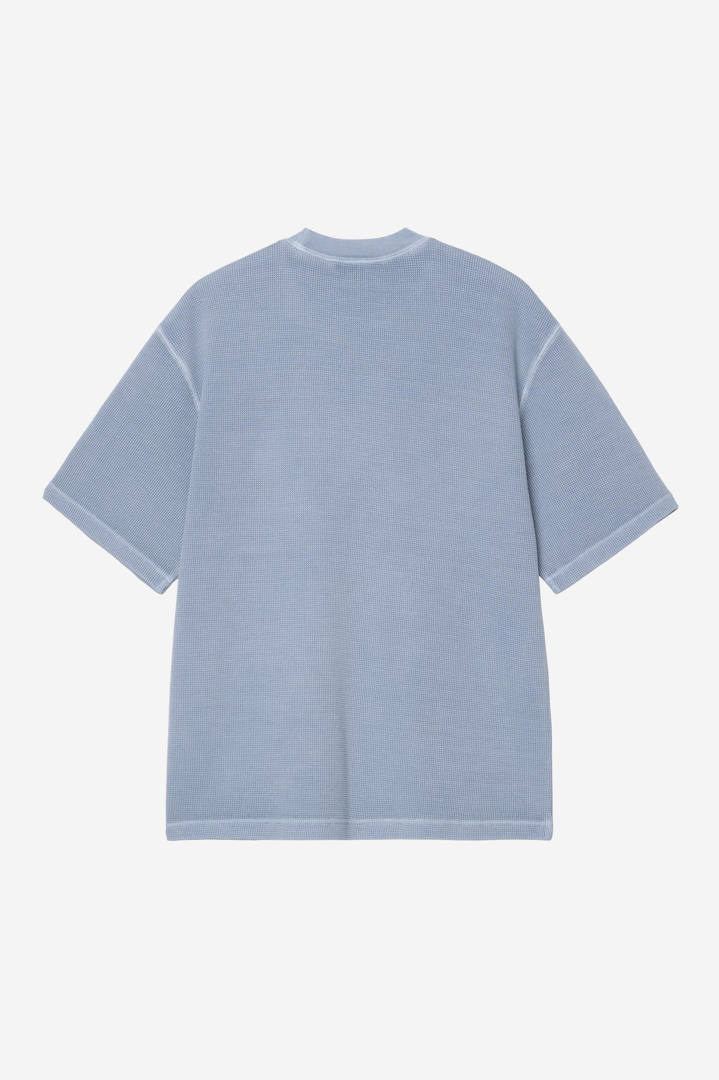 Nelson Waffle T-Shirt Gentle Blue (Garment Dyed)
