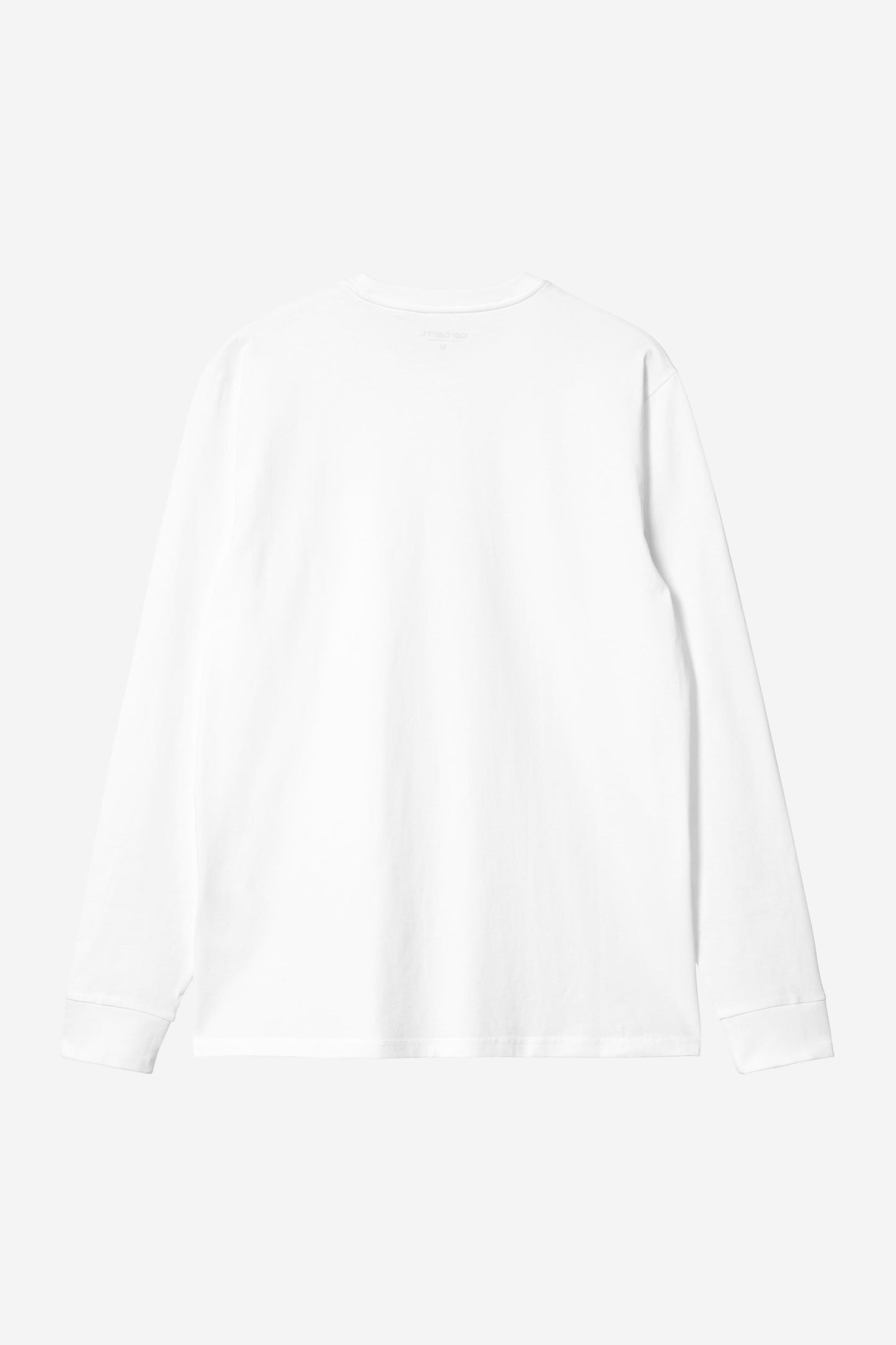 Long Sleeve Pocket T-Shirt White