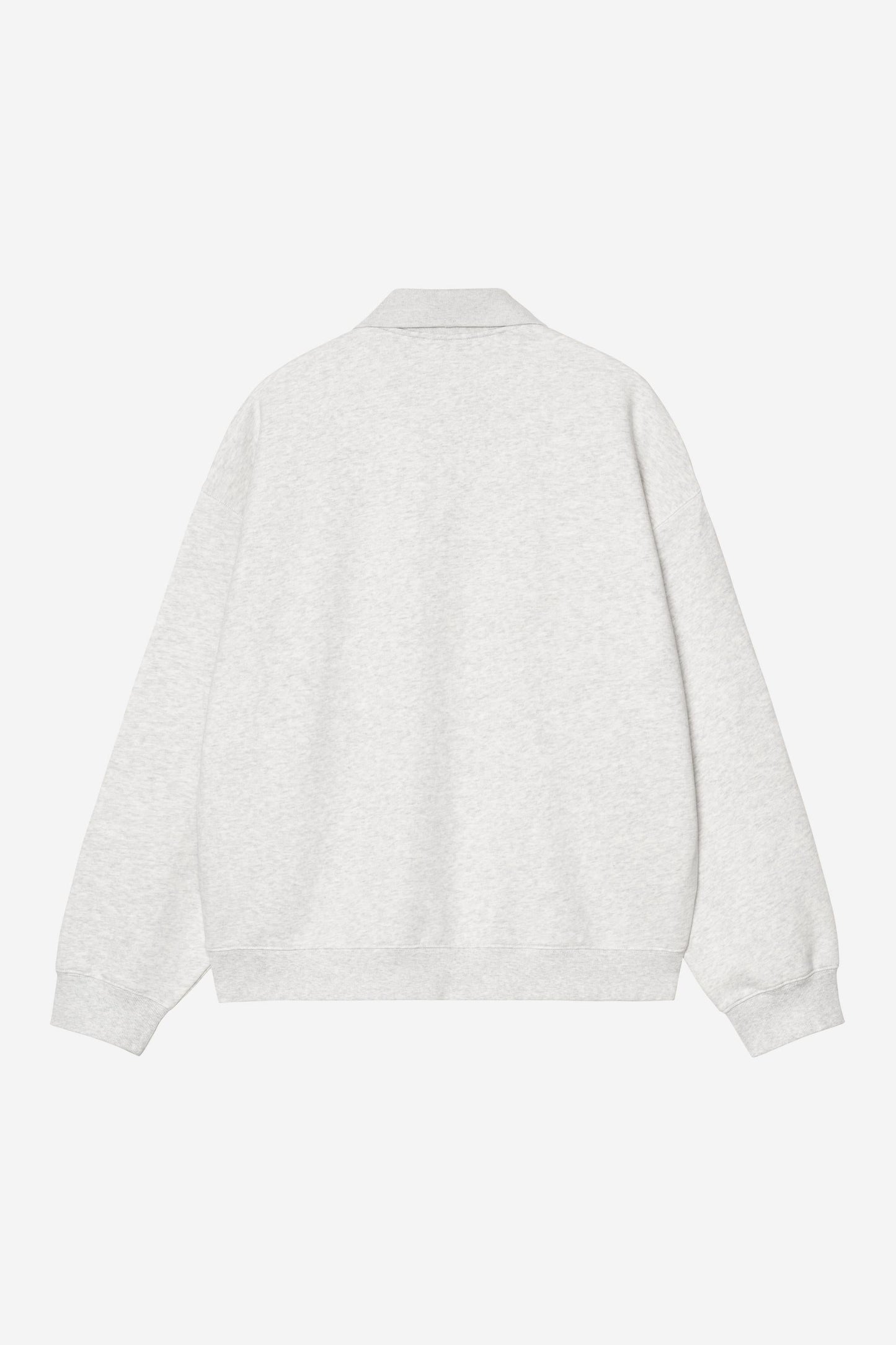 WIP Label Polo Sweatshirt Ash Heather