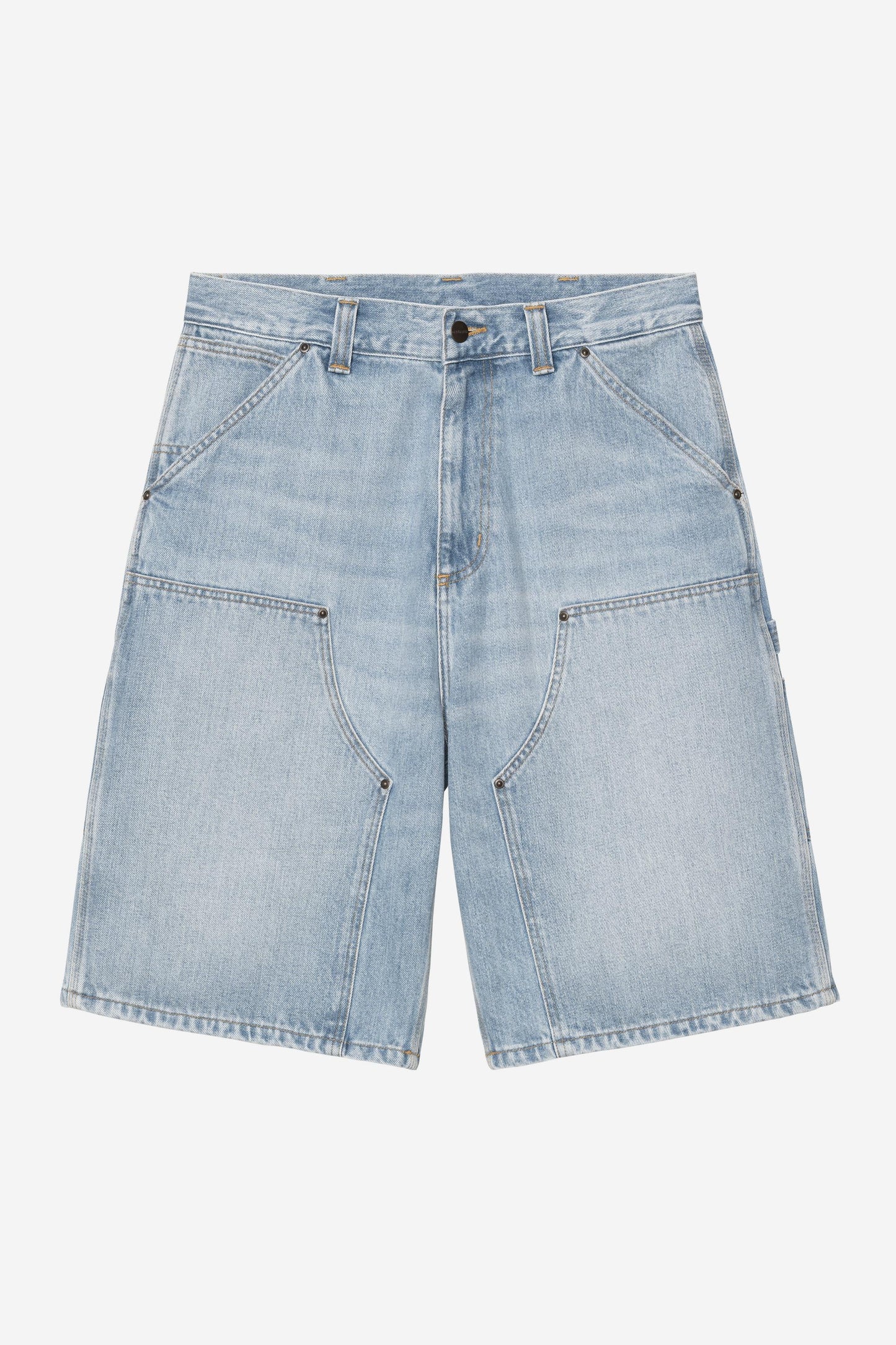 OG Double Knee Short Blue (Heavy Worn Bleached)
