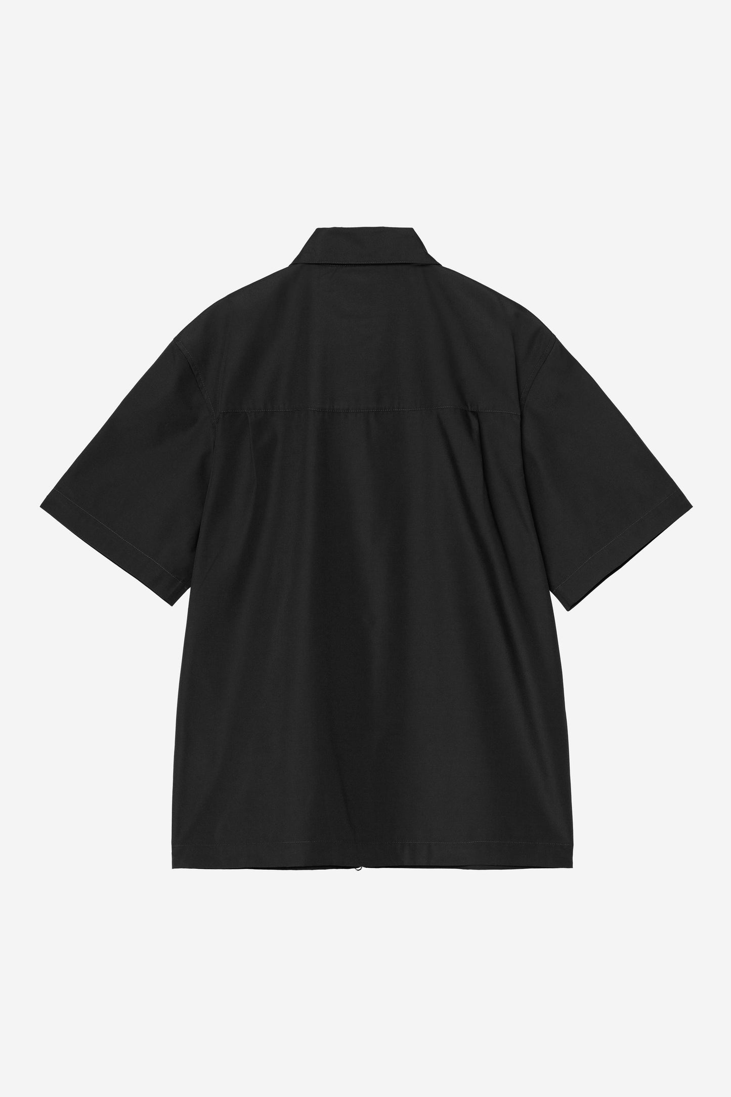 Short Sleeve Postal Zip Shirt Black / Wax