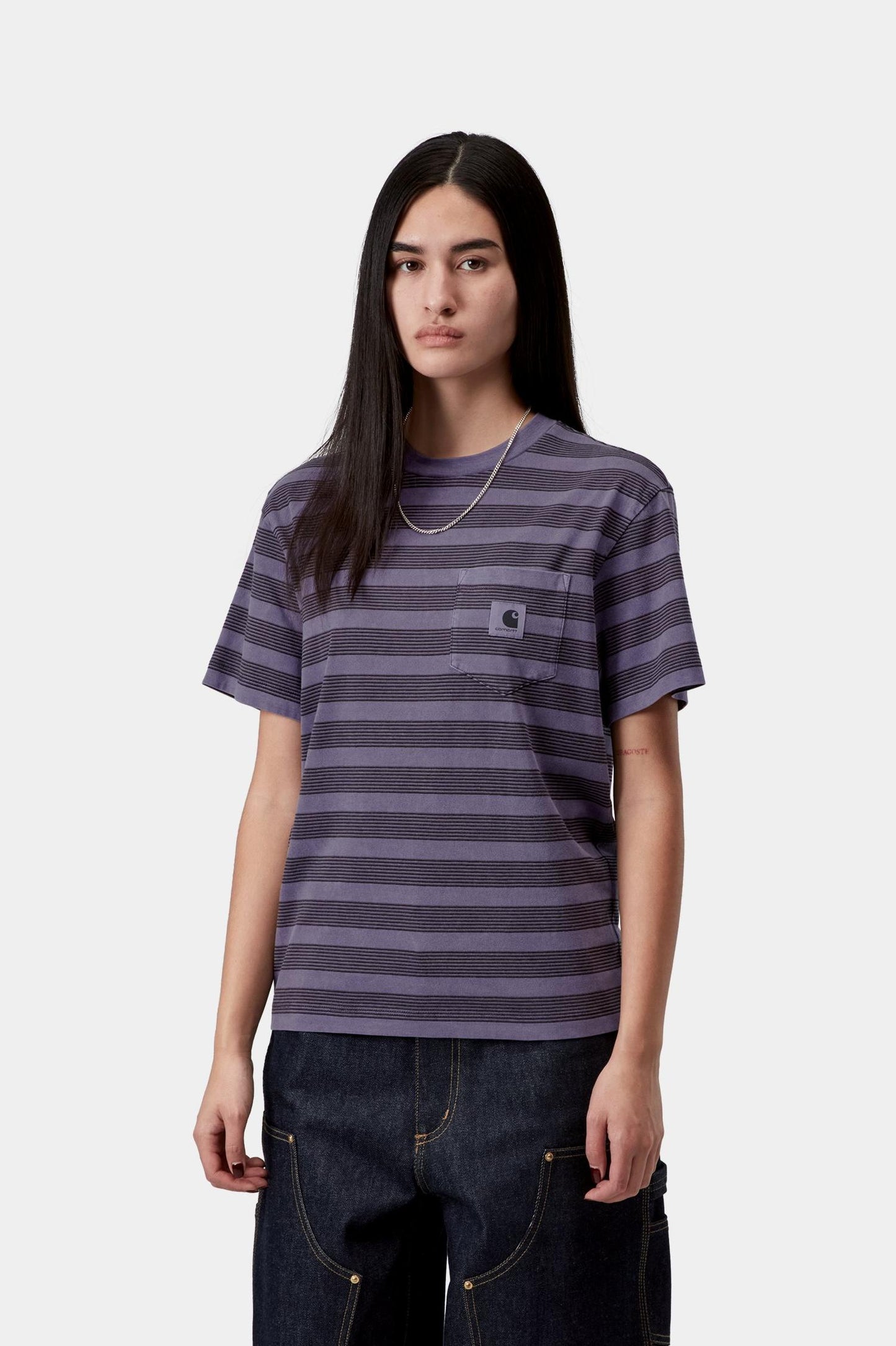 Hanson Stripe Pocket T-Shirt Lokers (Garment Dyed)