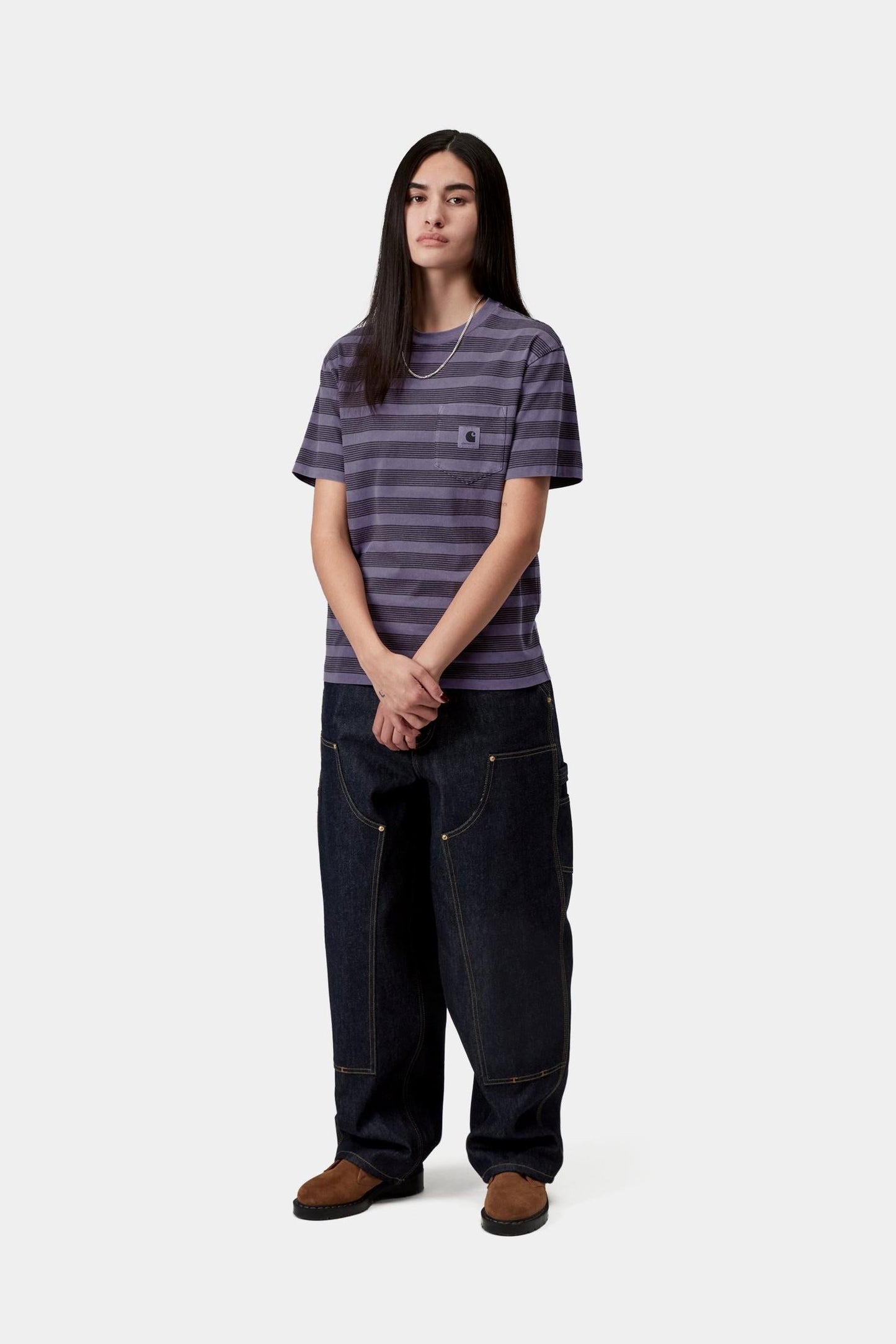 Hanson Stripe Pocket T-Shirt Lokers (Garment Dyed)