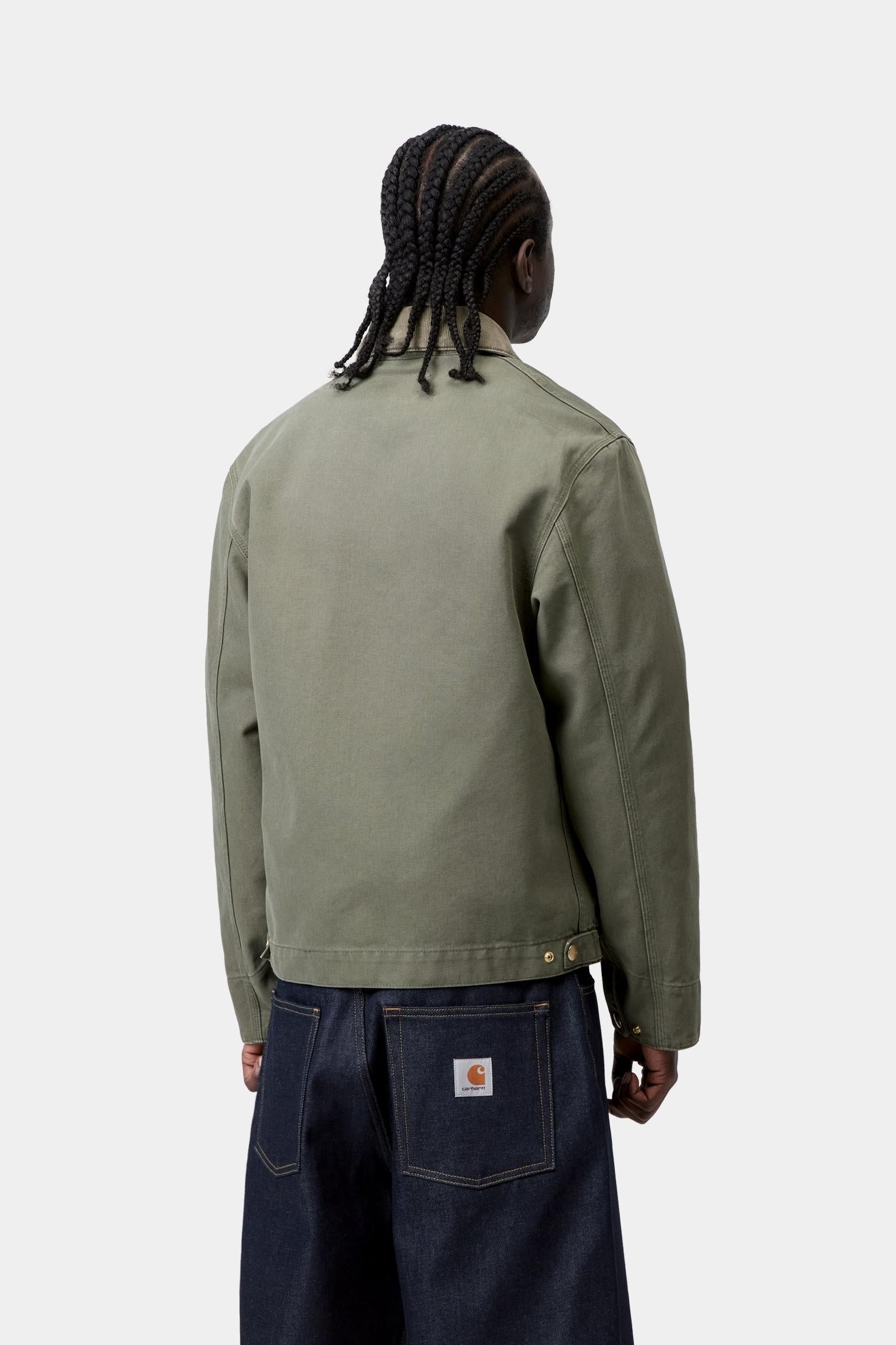 Detroit Jacket (Spring) - Stone Canvas Leaf / Leaf