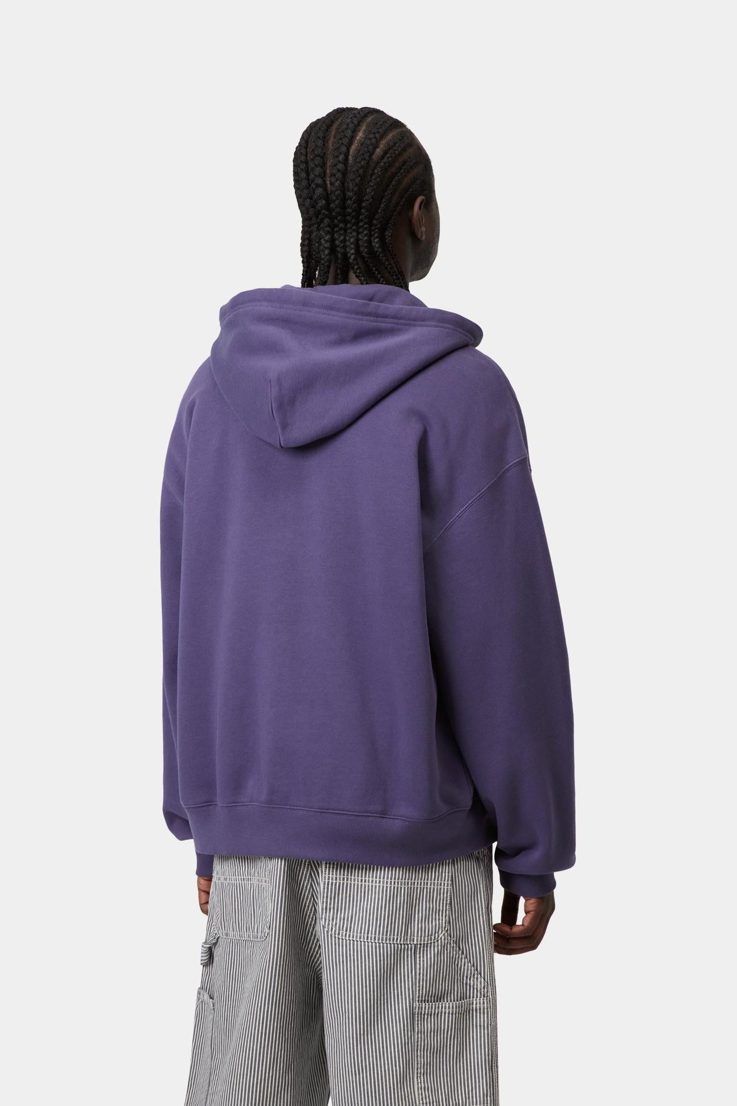 Hooded WIP Label Sweat Jacket Calla