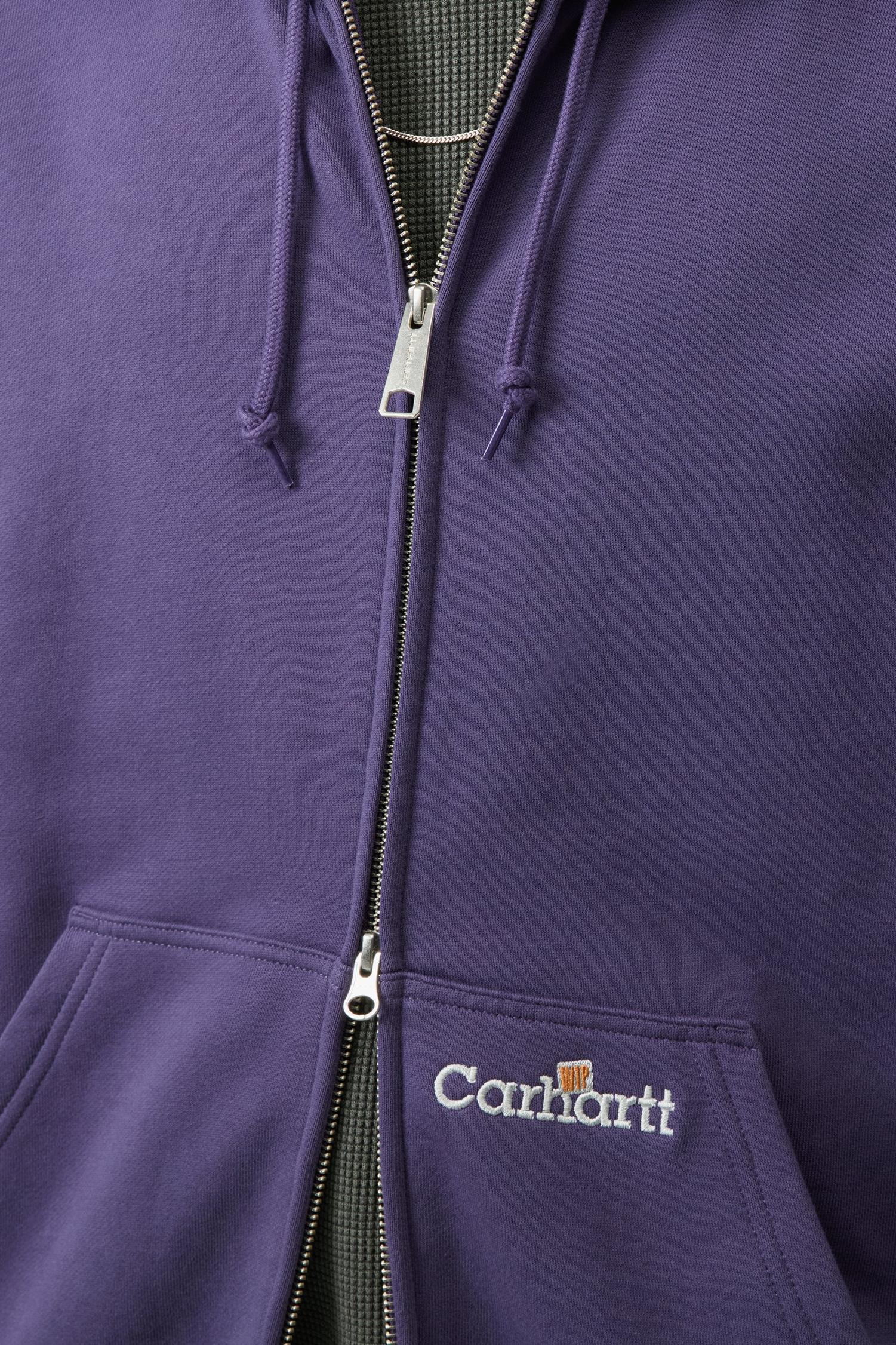 Hooded WIP Label Sweat Jacket Calla