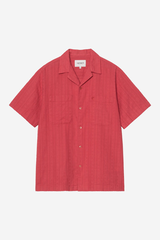Short Sleeve Gareth Shirt Oxide Red