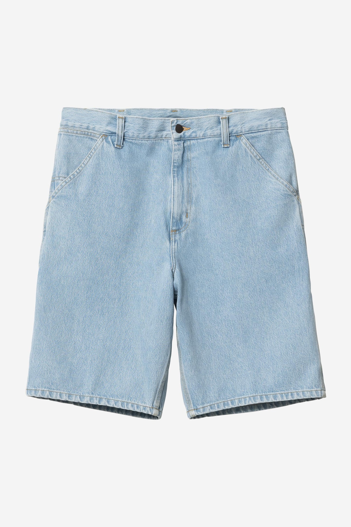 Single Knee Short - Denim Blue (Heavy Stone Bleached)