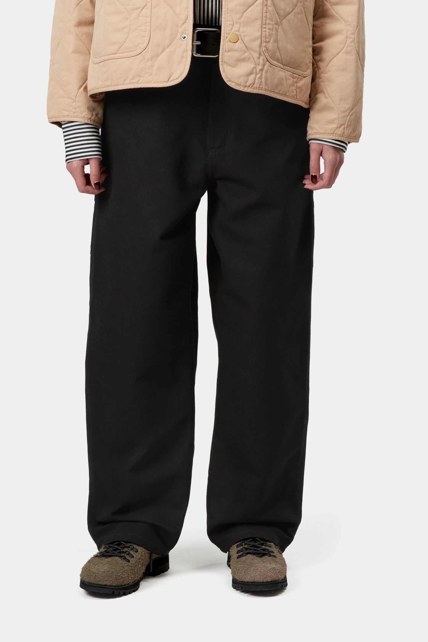 Brandon Single Knee Pant - Canvas Black (Rigid)