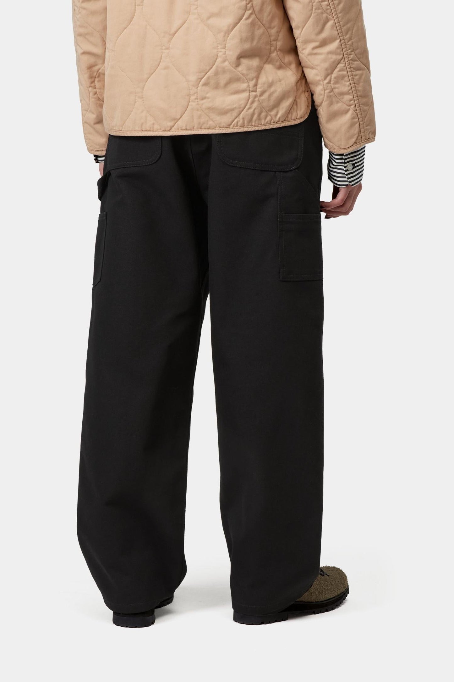 Brandon Single Knee Pant - Canvas Black (Rigid)