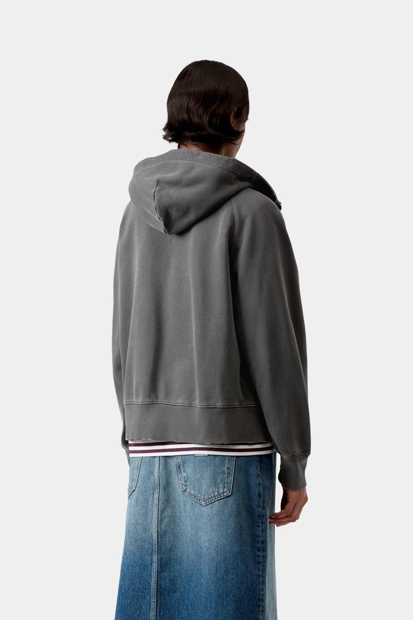 Hooded Torion Jacket Black (Grind Wash)
