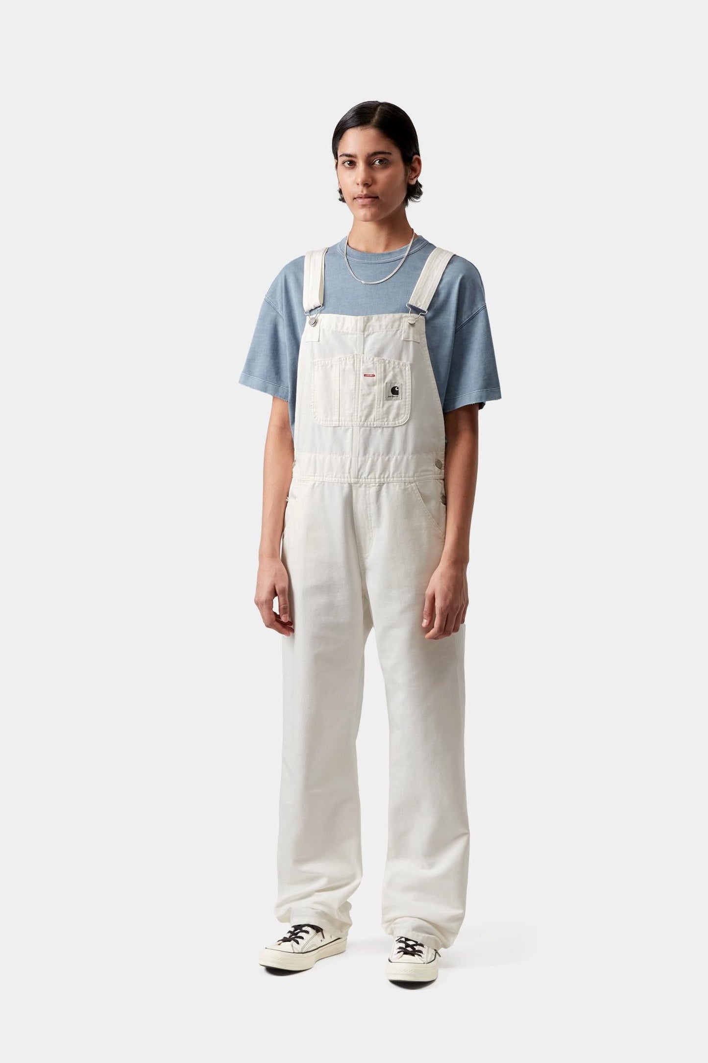 Women's Bib Overall Straight - Canvas Wax (Rinsed)