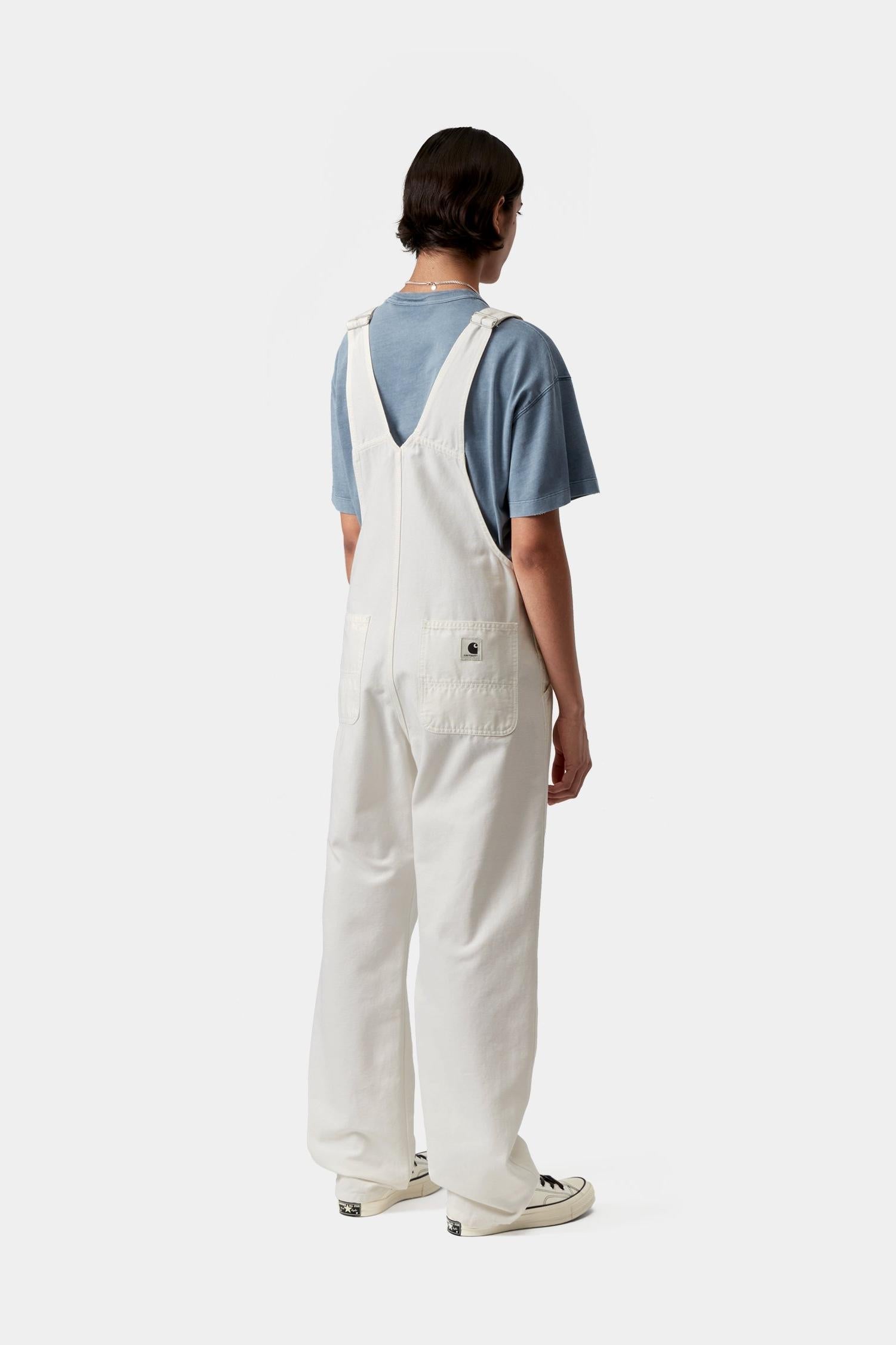 Women's Bib Overall Straight - Canvas Wax (Rinsed)