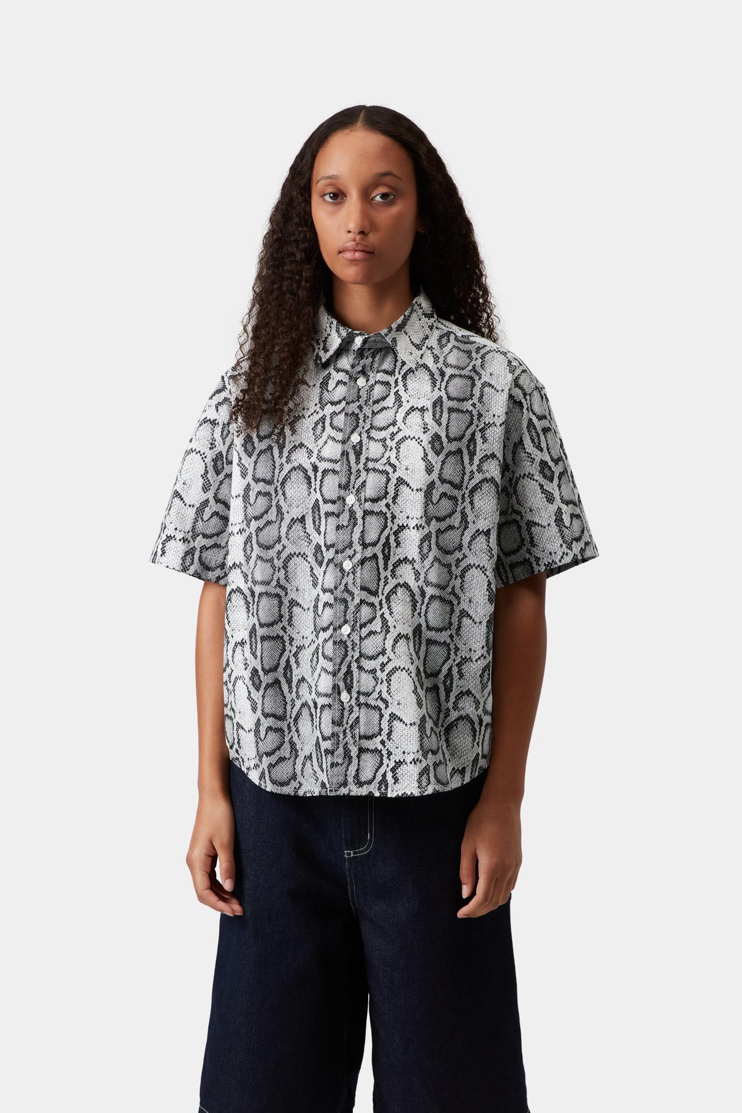 Short Sleeve Snake Camo Shirt Snake Camo