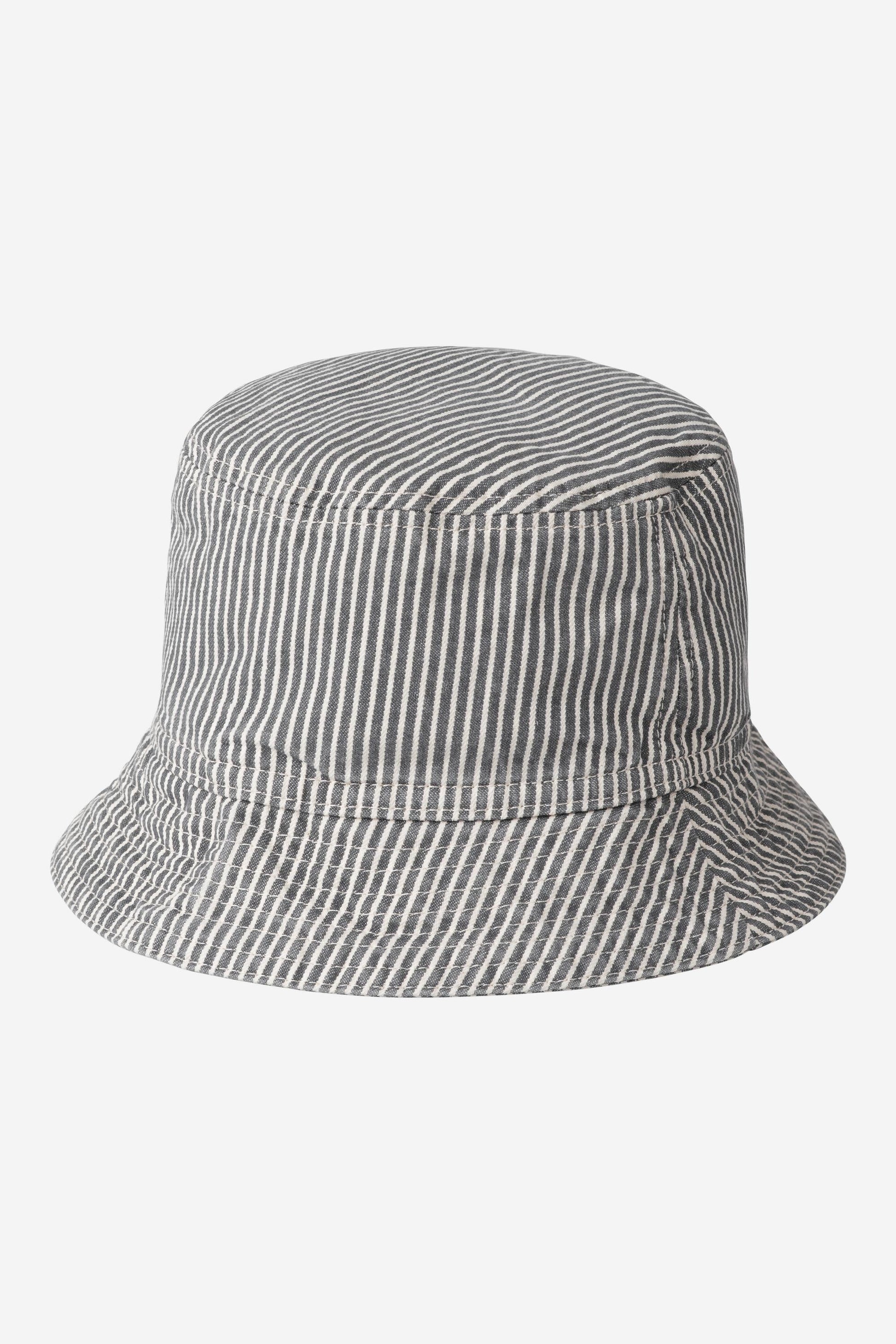 Mercer Stripe Bucket Hat Graphite / Wax (Stone Washed)