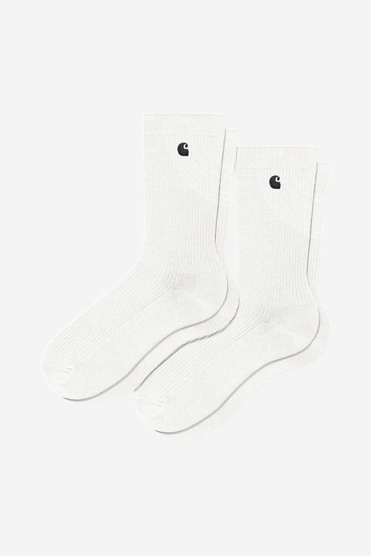 Madison Pack Socks (2 Pack) White / Black