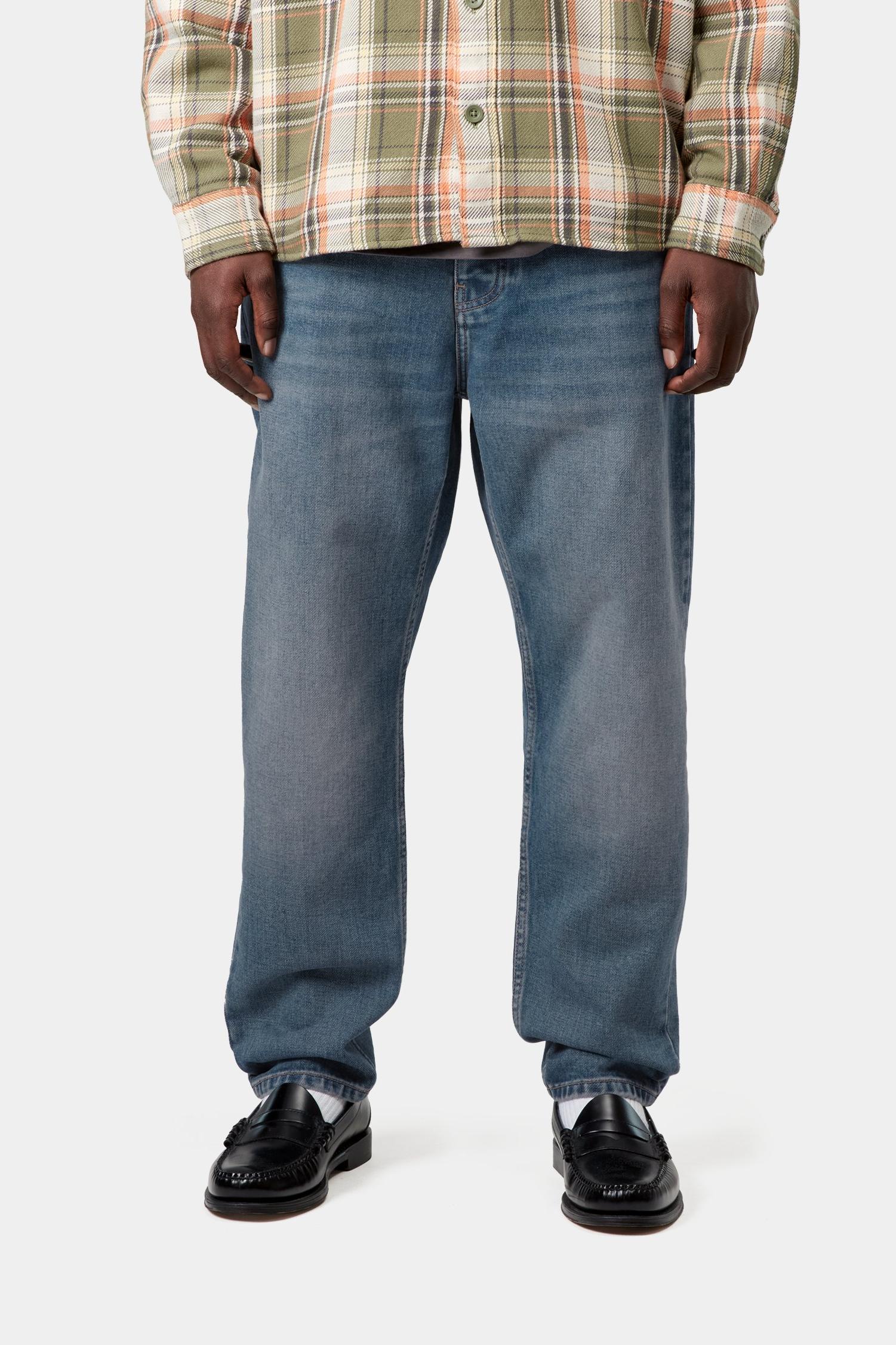 Newel Pant Blue (Dark Used Wash)