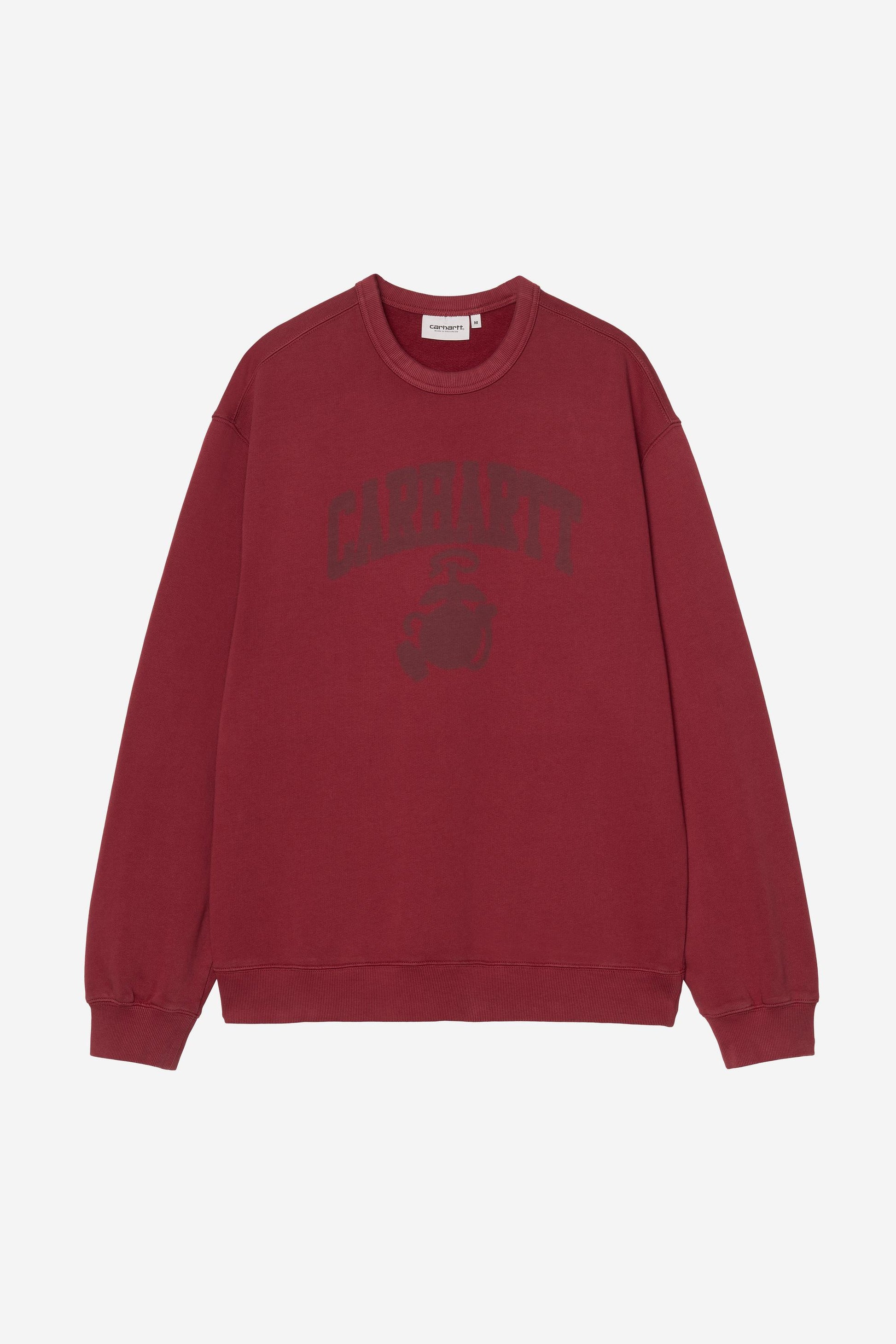 Faded Pond Corps Sweatshirt Marsala (Heavy Stone Wash)