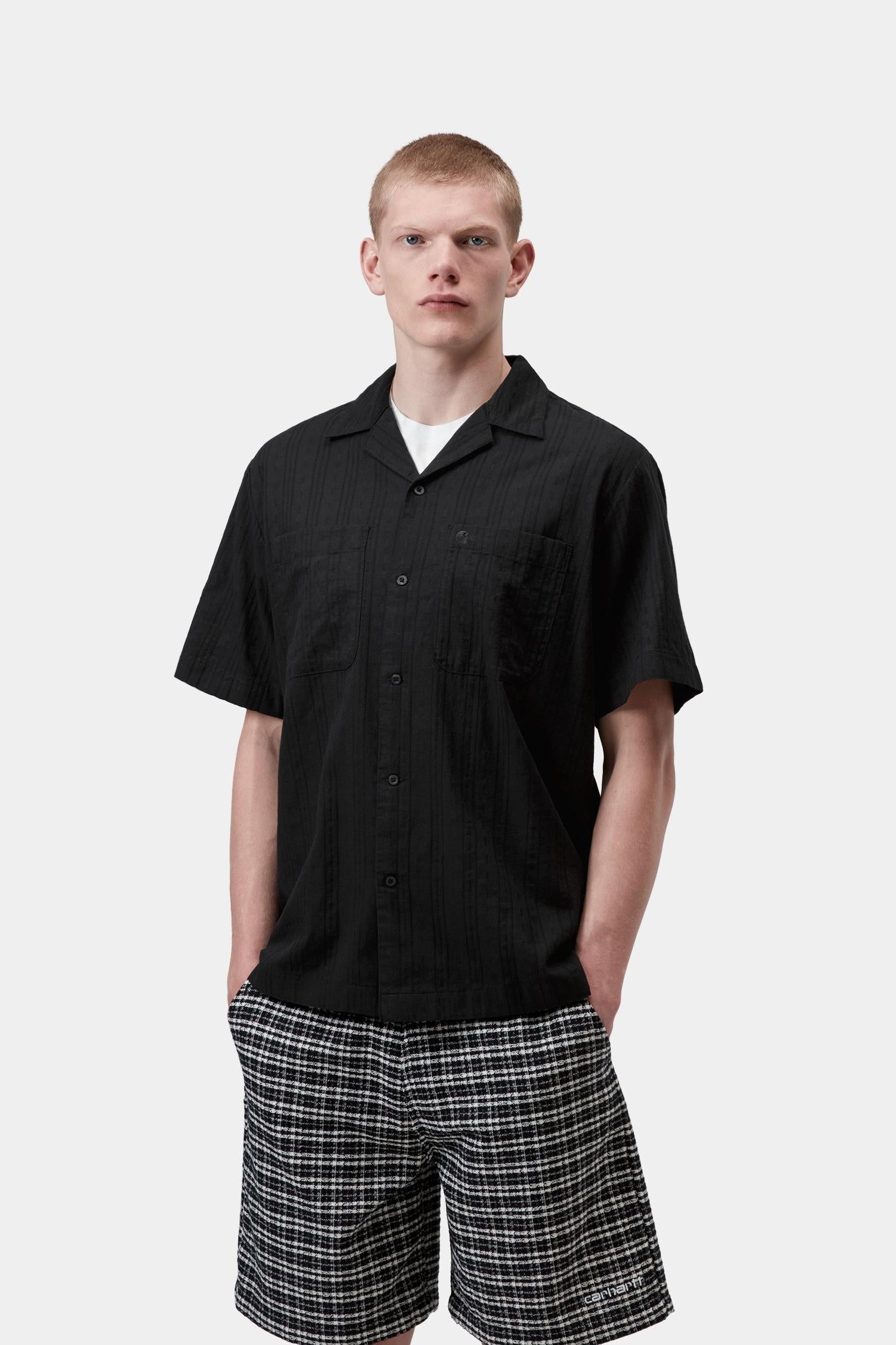 Short Sleeve Gareth Shirt Black