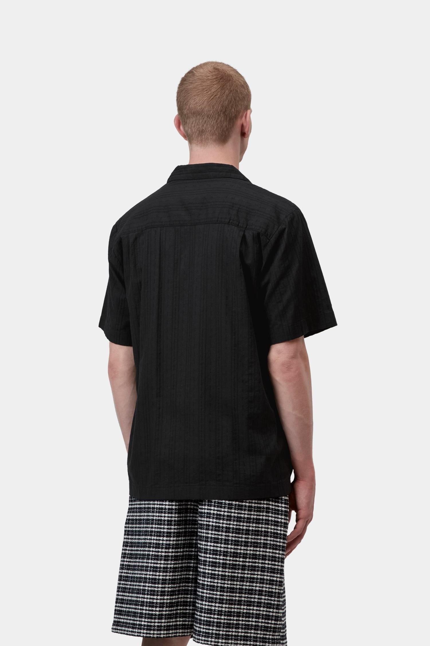 Short Sleeve Gareth Shirt Black