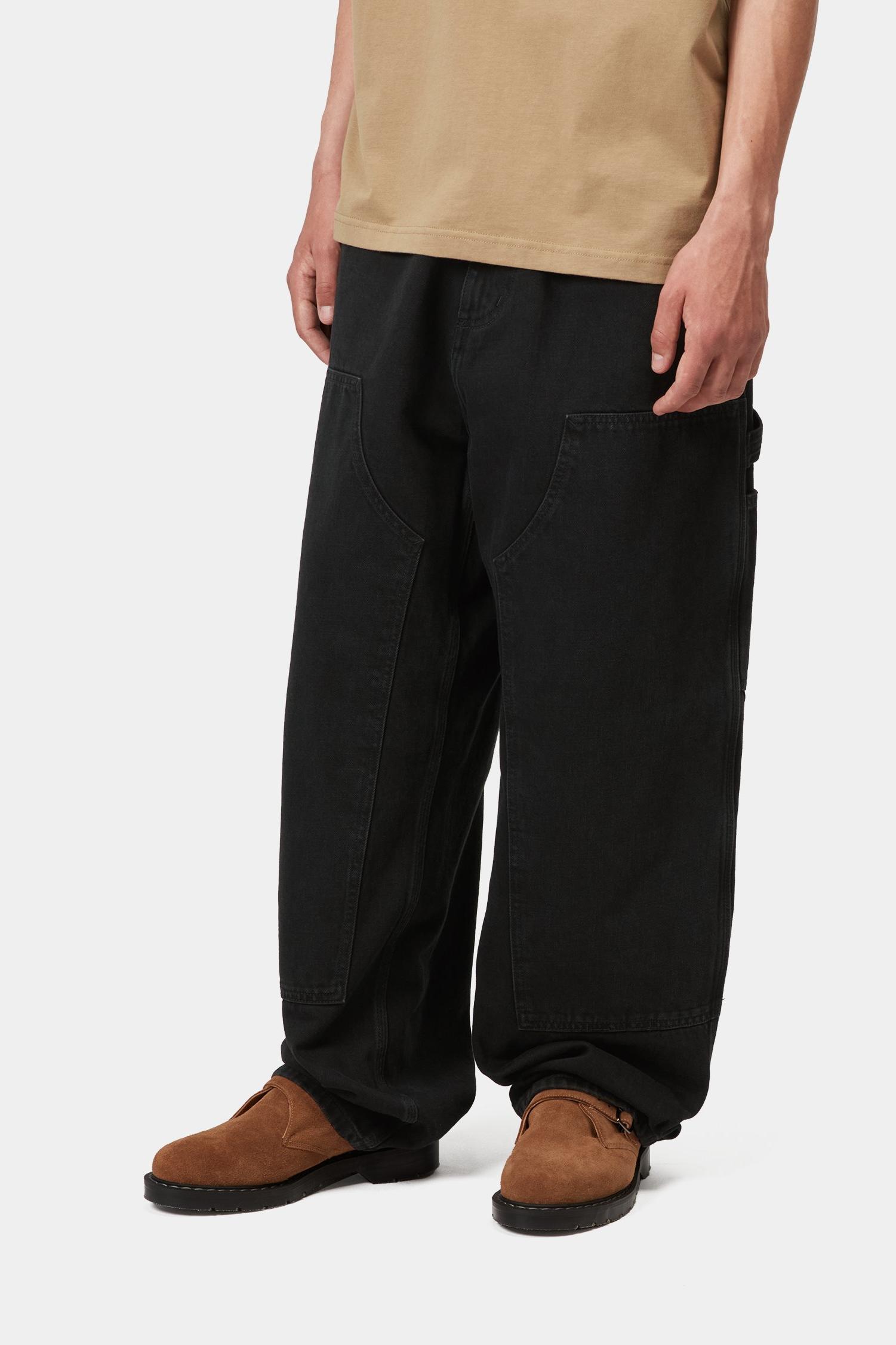 OG Double Knee Pant Black (Stone Washed)