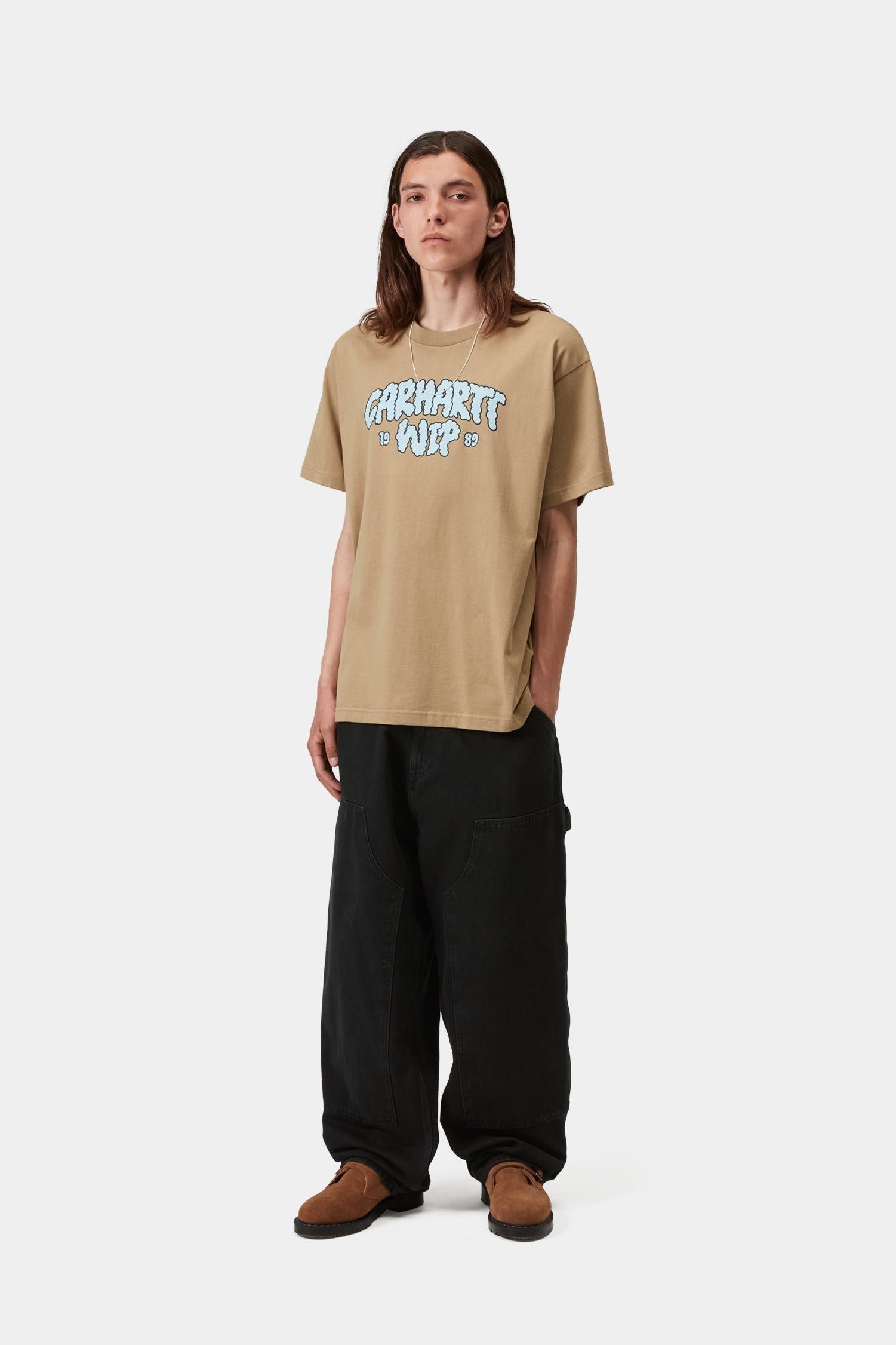 OG Double Knee Pant Black (Stone Washed)