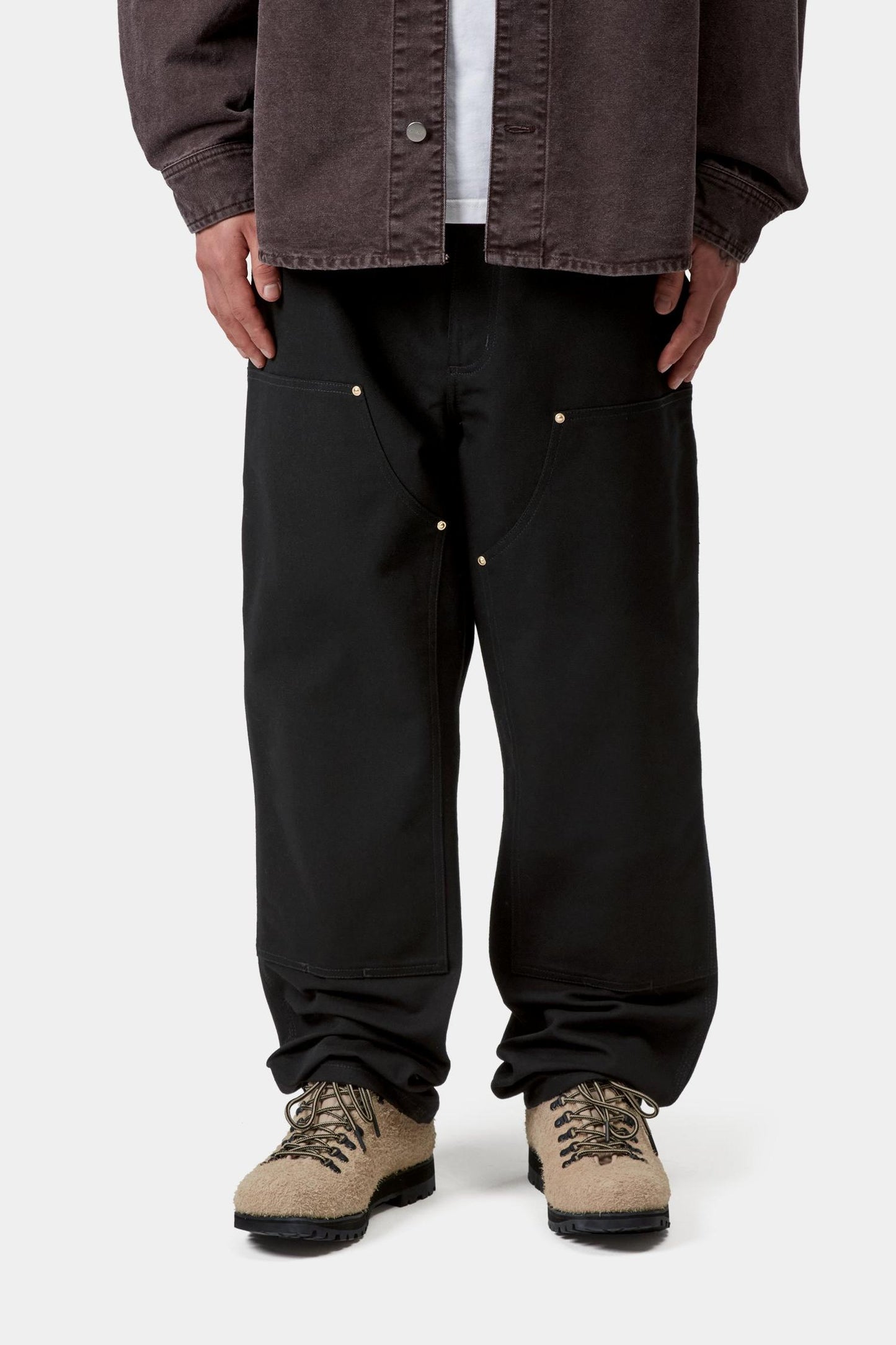 Double Knee Pant Black (Rigid)