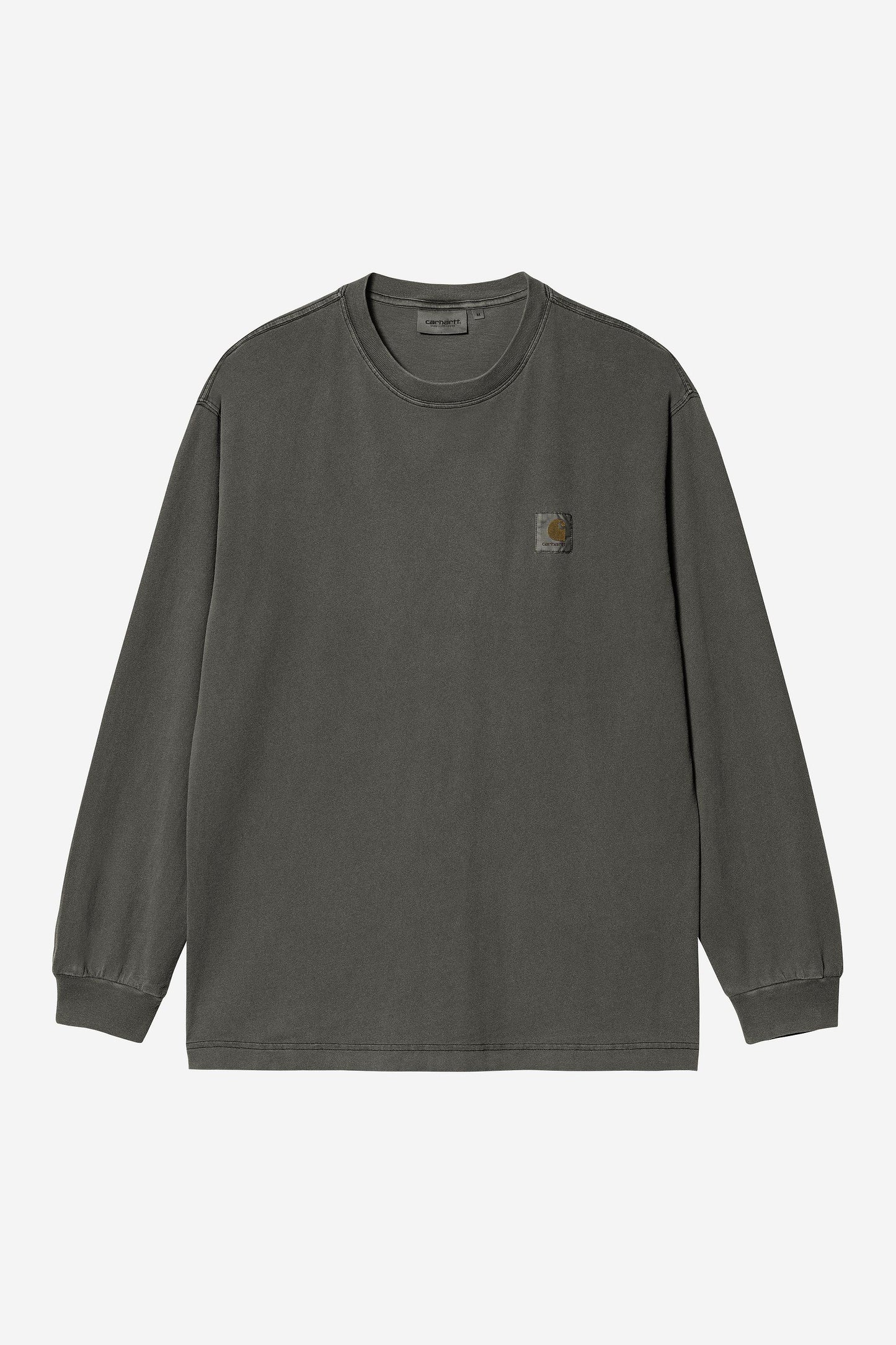 Nelson Long Sleeve T-Shirt Black (Garment Dyed)