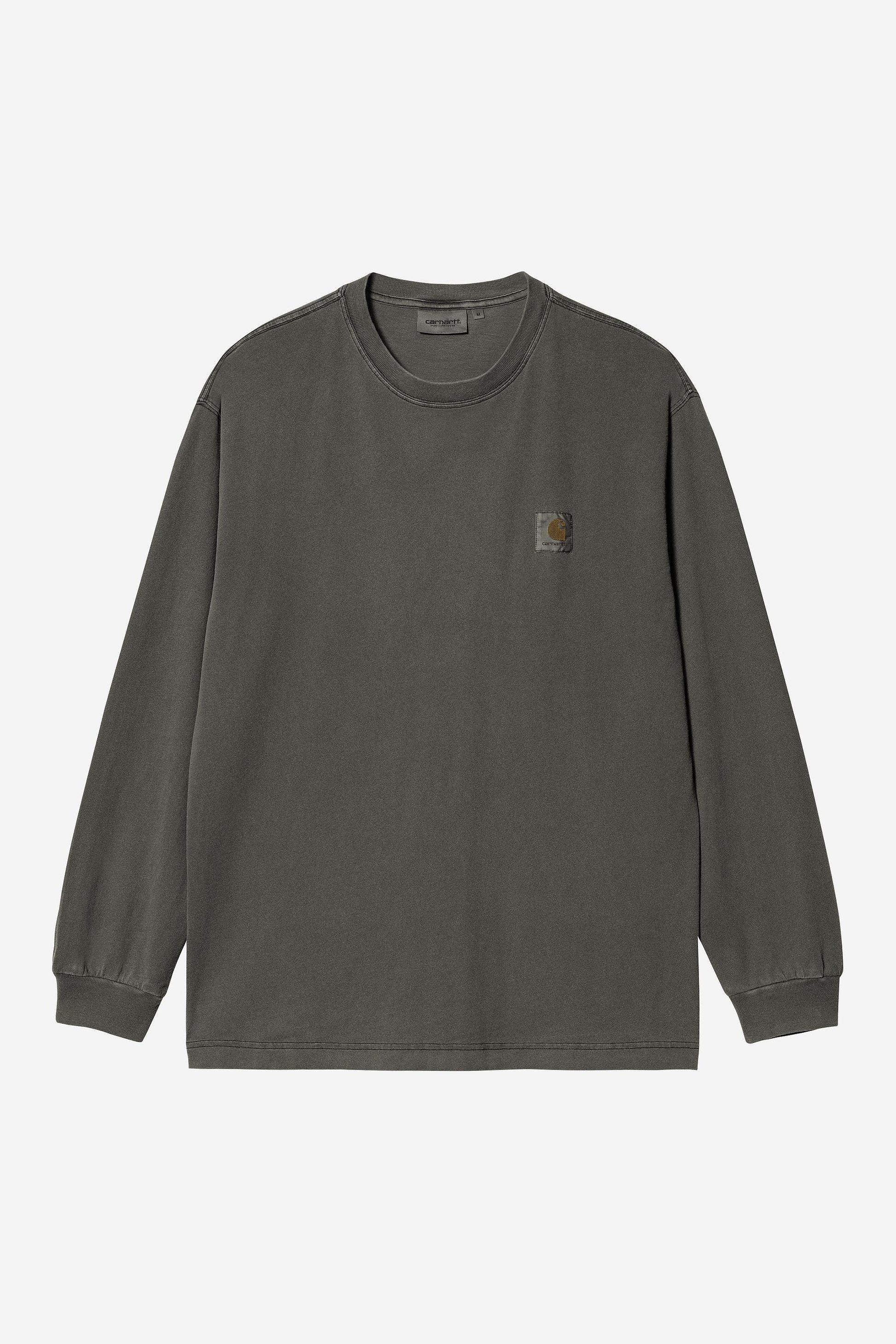 Nelson Long Sleeve T-Shirt Black (Garment Dyed)