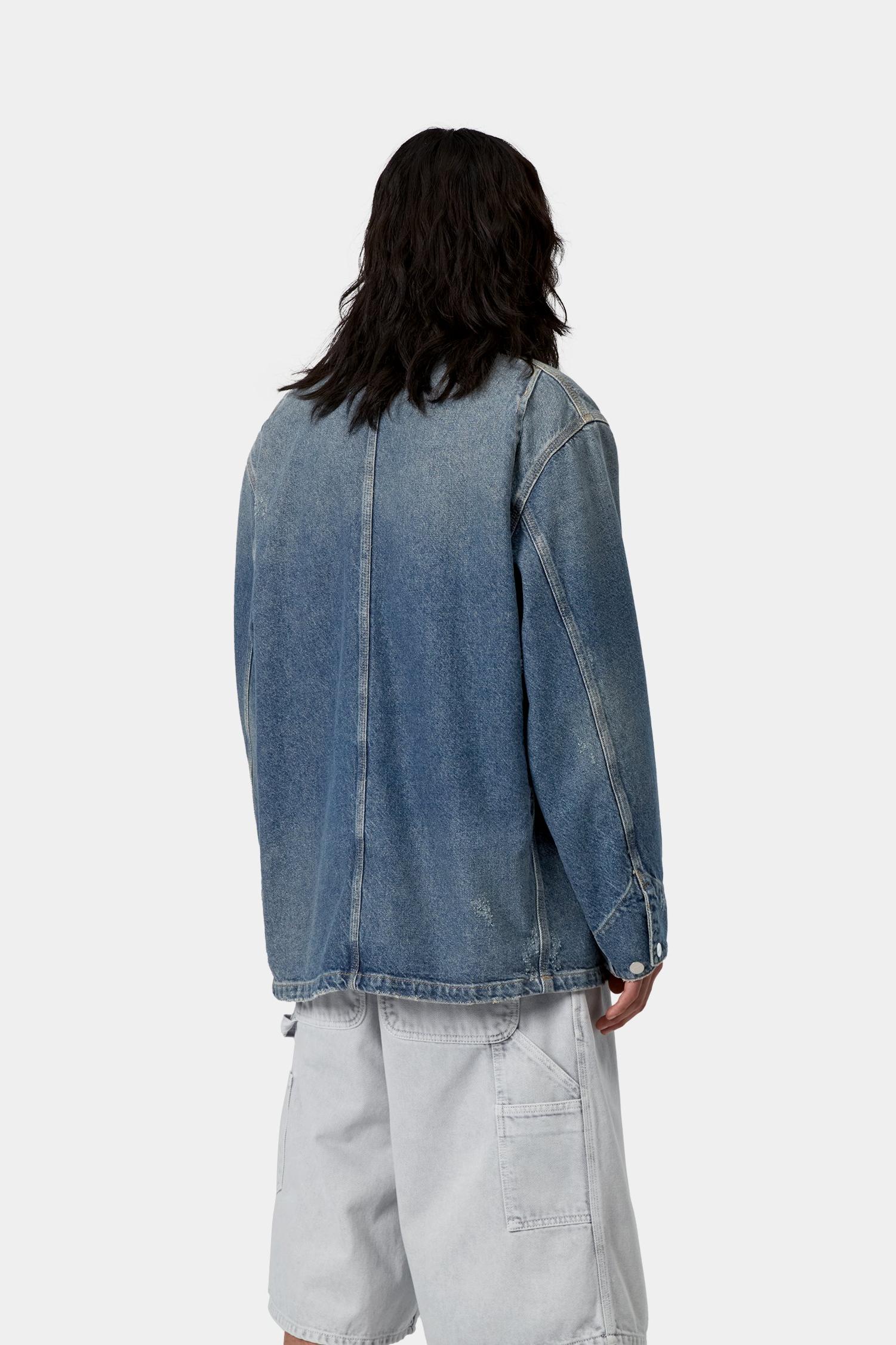 Aden Chore Coat Blue (Grind Wash)