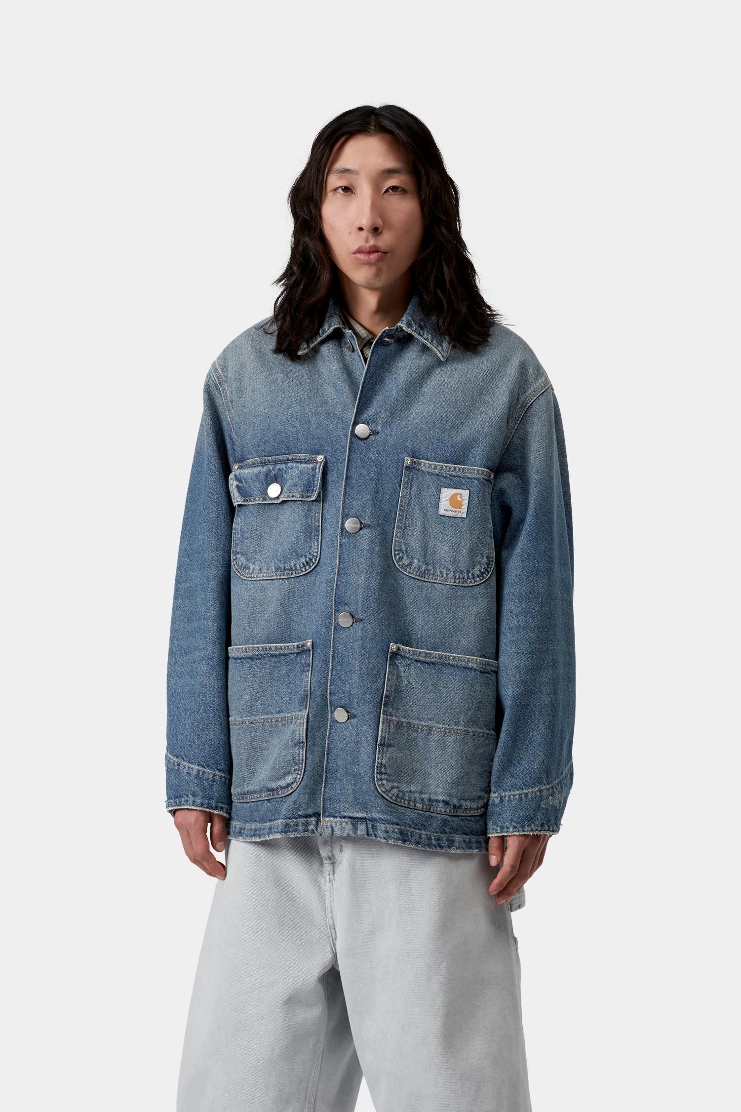 Aden Chore Coat Blue (Grind Wash)