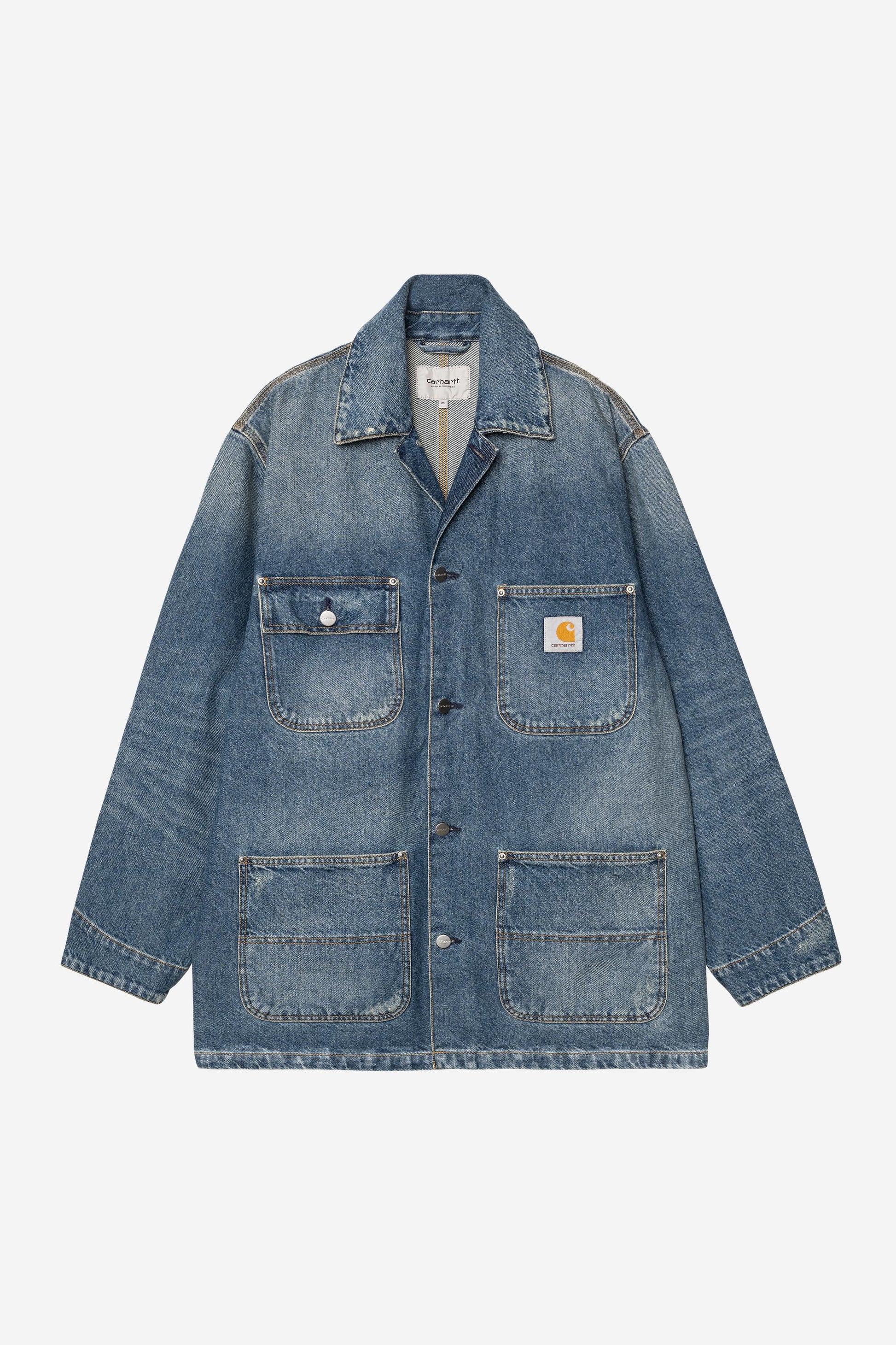 Aden Chore Coat Blue (Grind Wash)