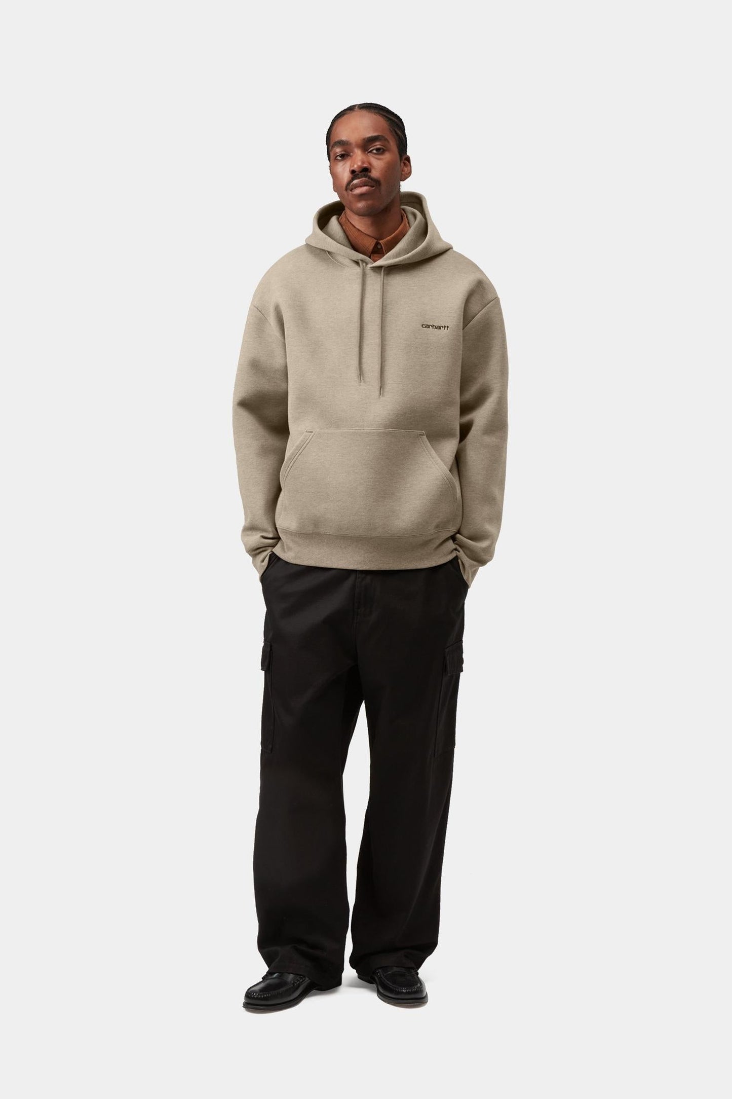 Hooded Alda Sweatshirt Brass / Black