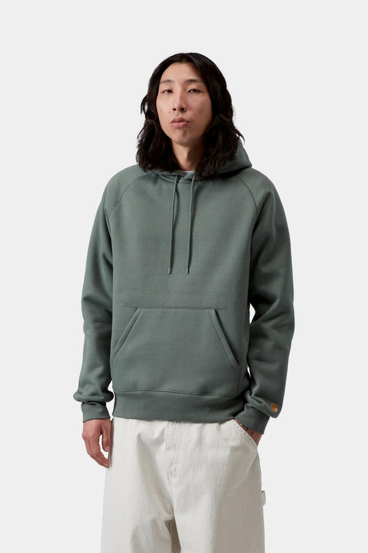 Hooded Chase Sweatshirt Velvet Green