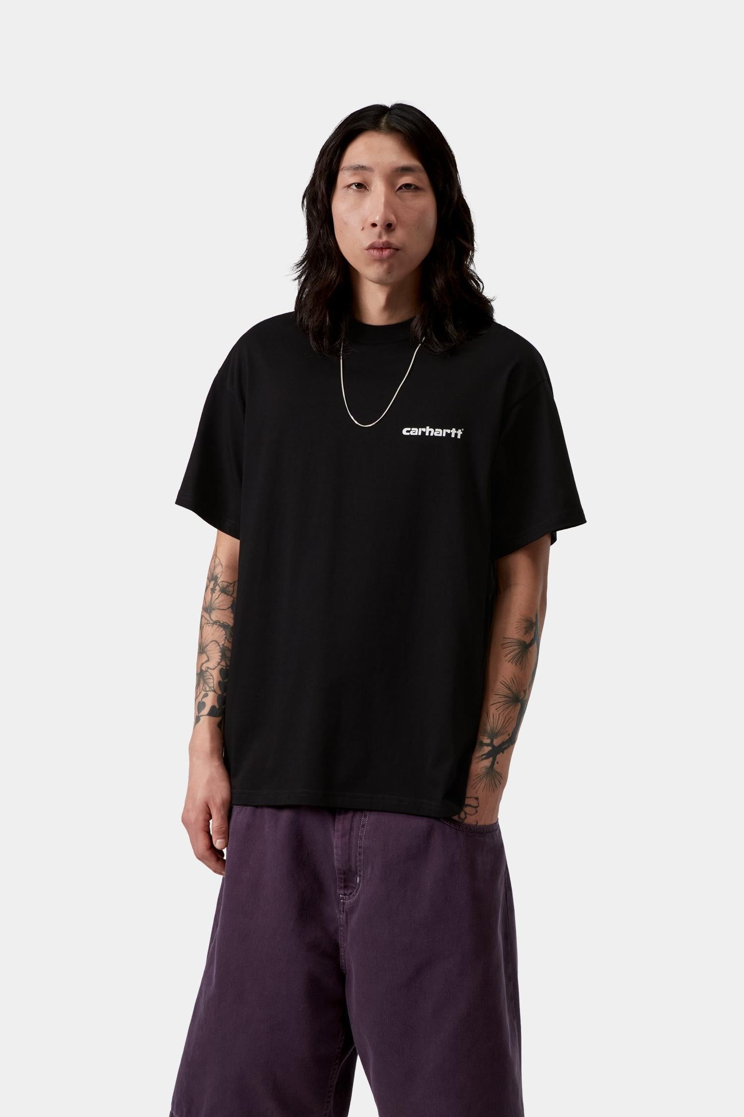Archive Lines T-Shirt Black