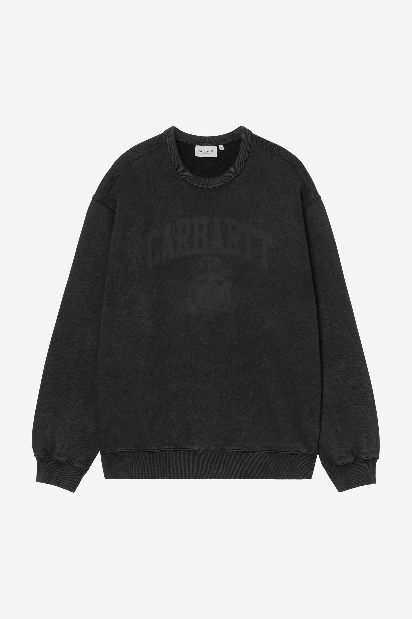 Faded Pond Corps Sweatshirt Black (Heavy Stone Wash)