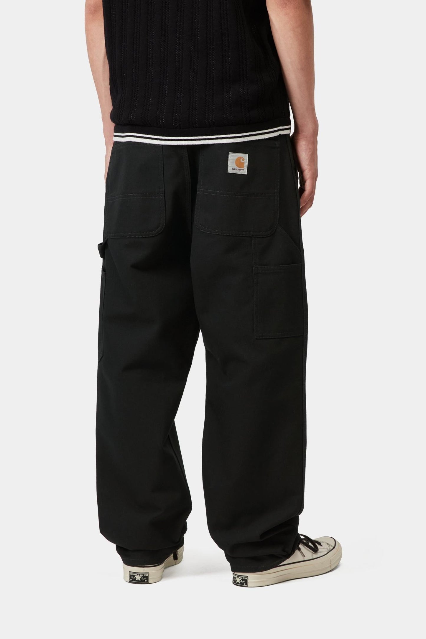 Single Knee Pant Black (Rigid)