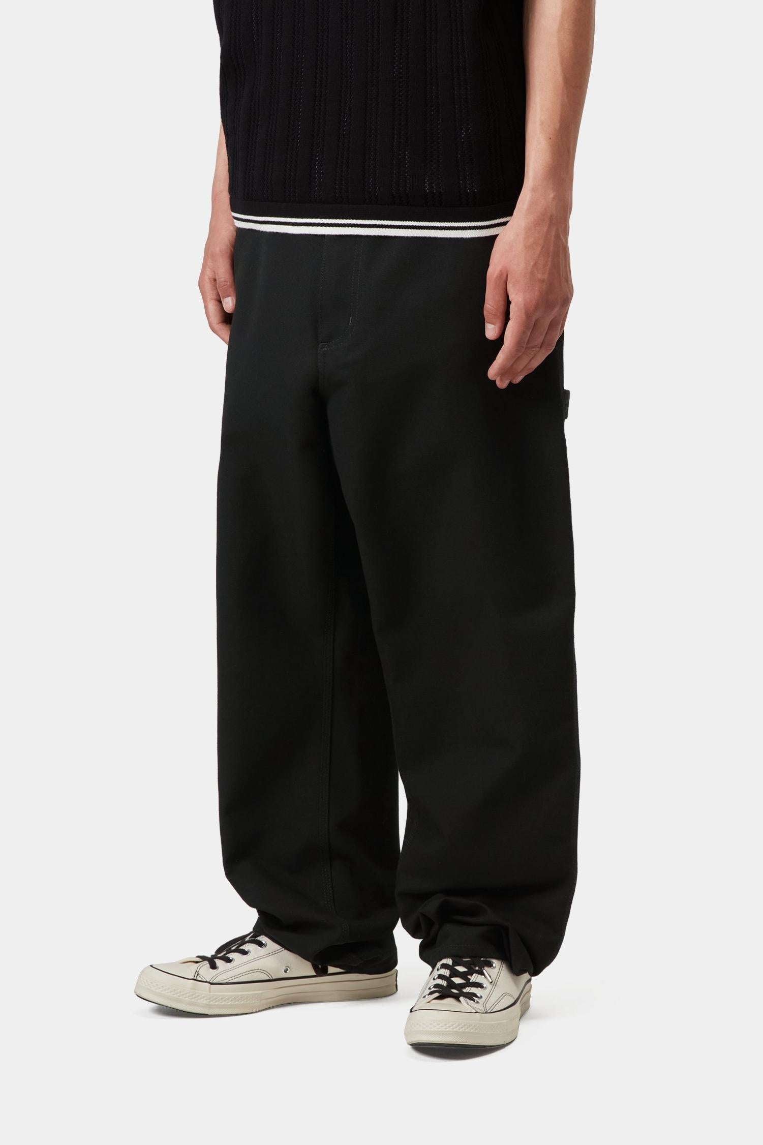 Single Knee Pant Black (Rigid)